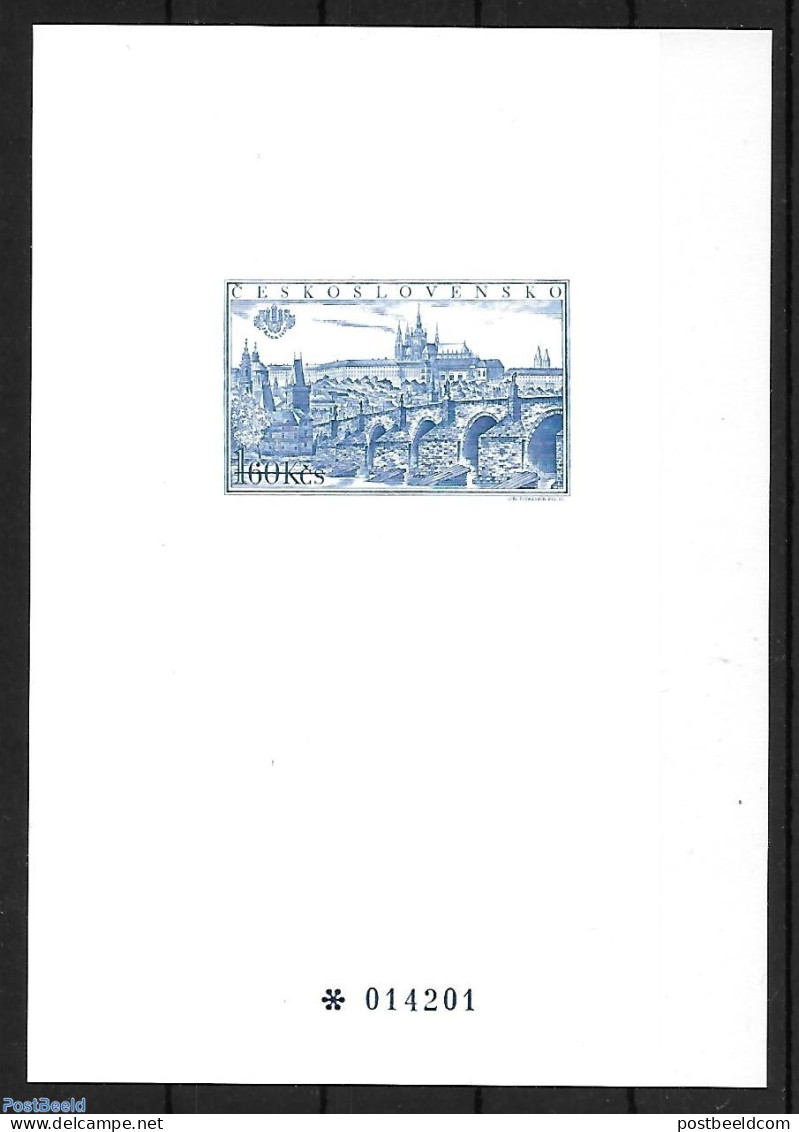 Czechoslovkia 1955 Special Sheet , Mint NH, Stamp Day - Autres & Non Classés