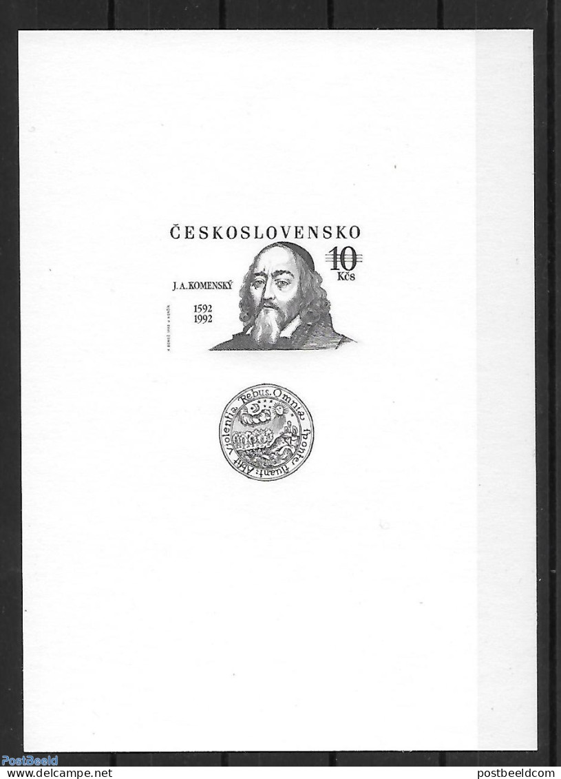 Czechoslovkia 1992 Special Sheet , Mint NH, Art - Paintings - Otros & Sin Clasificación