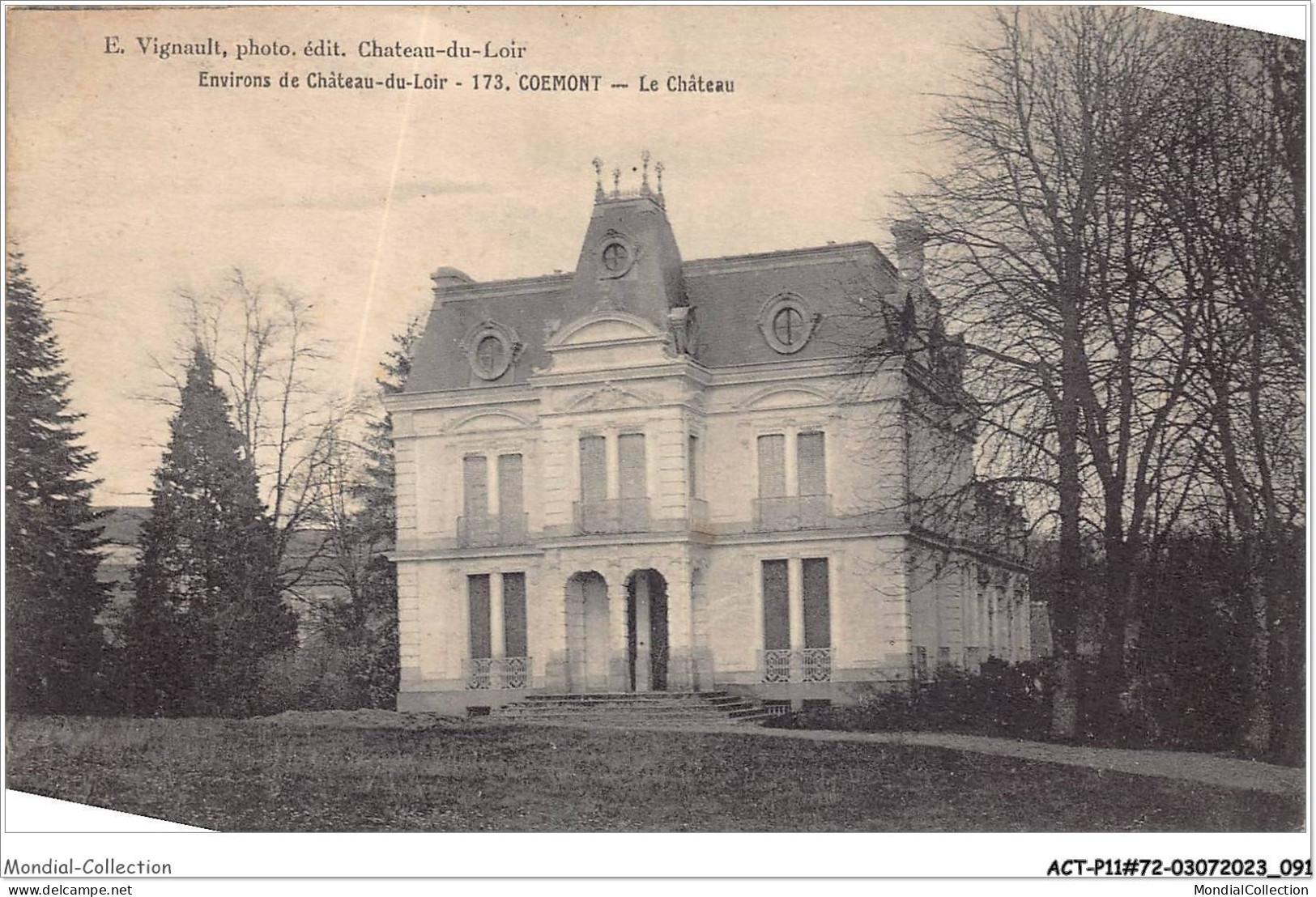 ACTP11-72-1059 - CHATEAU DU LOIR - COEMONT - Le Château - Chateau Du Loir
