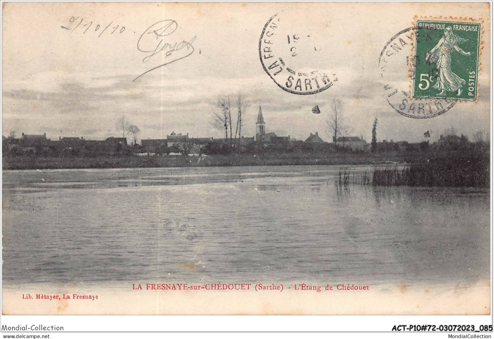 ACTP10-72-0965 - LA FRESNAYE-SUR-CHEDOUET - L'étang De Chédouet - La Fresnaye Sur Chédouet