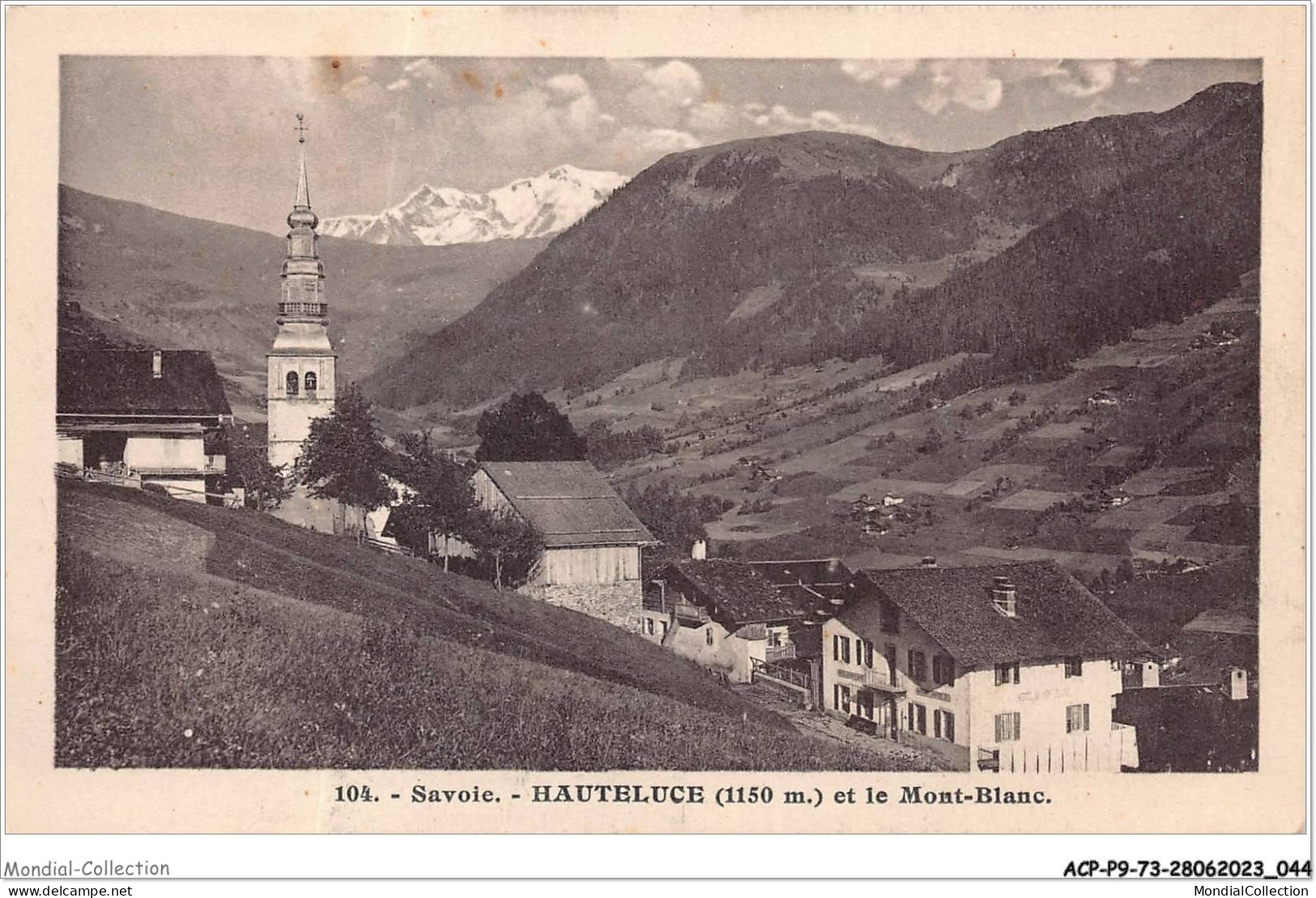 ACPP9-73-0772 - Savoie - HAUTELUCE Et Le Mont-Blanc - Albertville