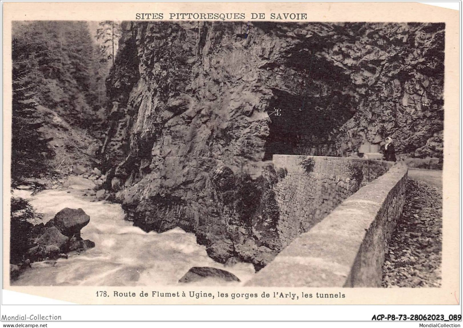 ACPP8-73-0704 - Route De FLUMET A UGINE - Les Gorges De L'arly - Les Tunnels - Albertville