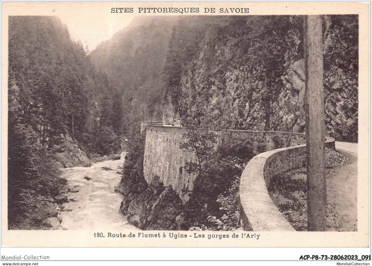 ACPP8-73-0705 - Route De FLUMET A UGINE - Les Gorges De L'arly  - Albertville