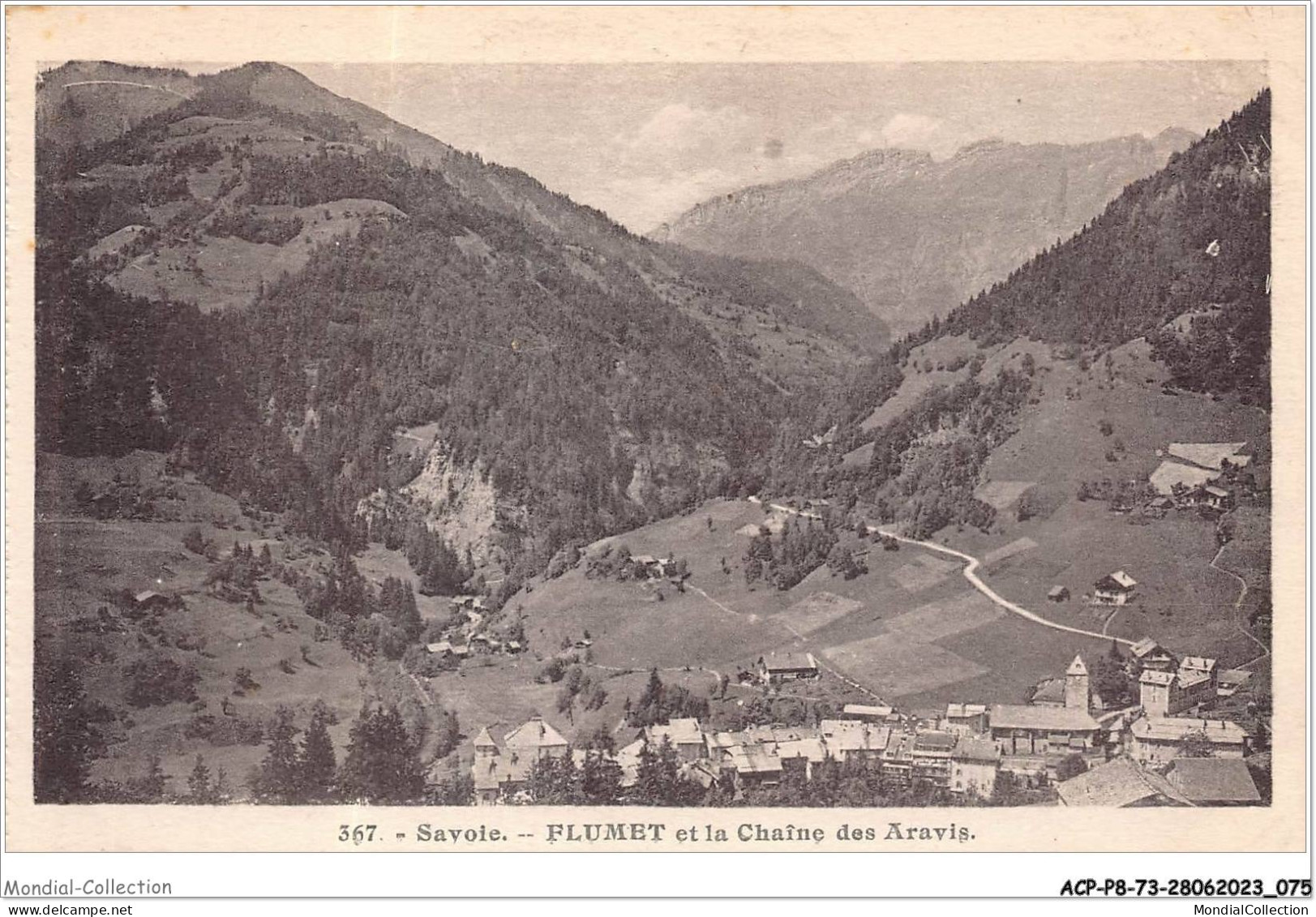 ACPP8-73-0697 - Savoie - FLUMET Et La Chaine Des Aravis - Albertville