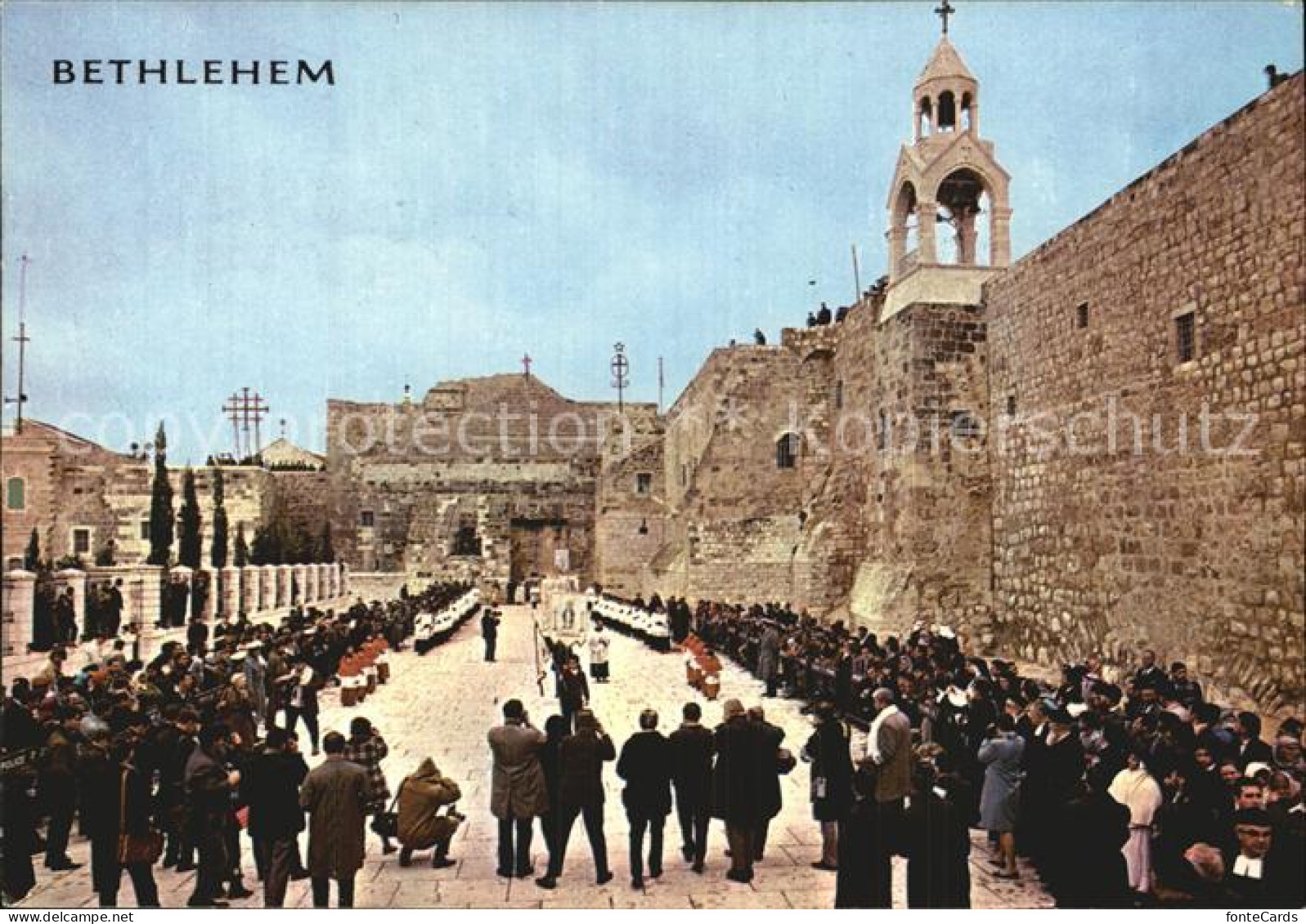 42554281 Bethlehem Yerushalayim Church Of Nativity At Christmas Processio Bethle - Israël