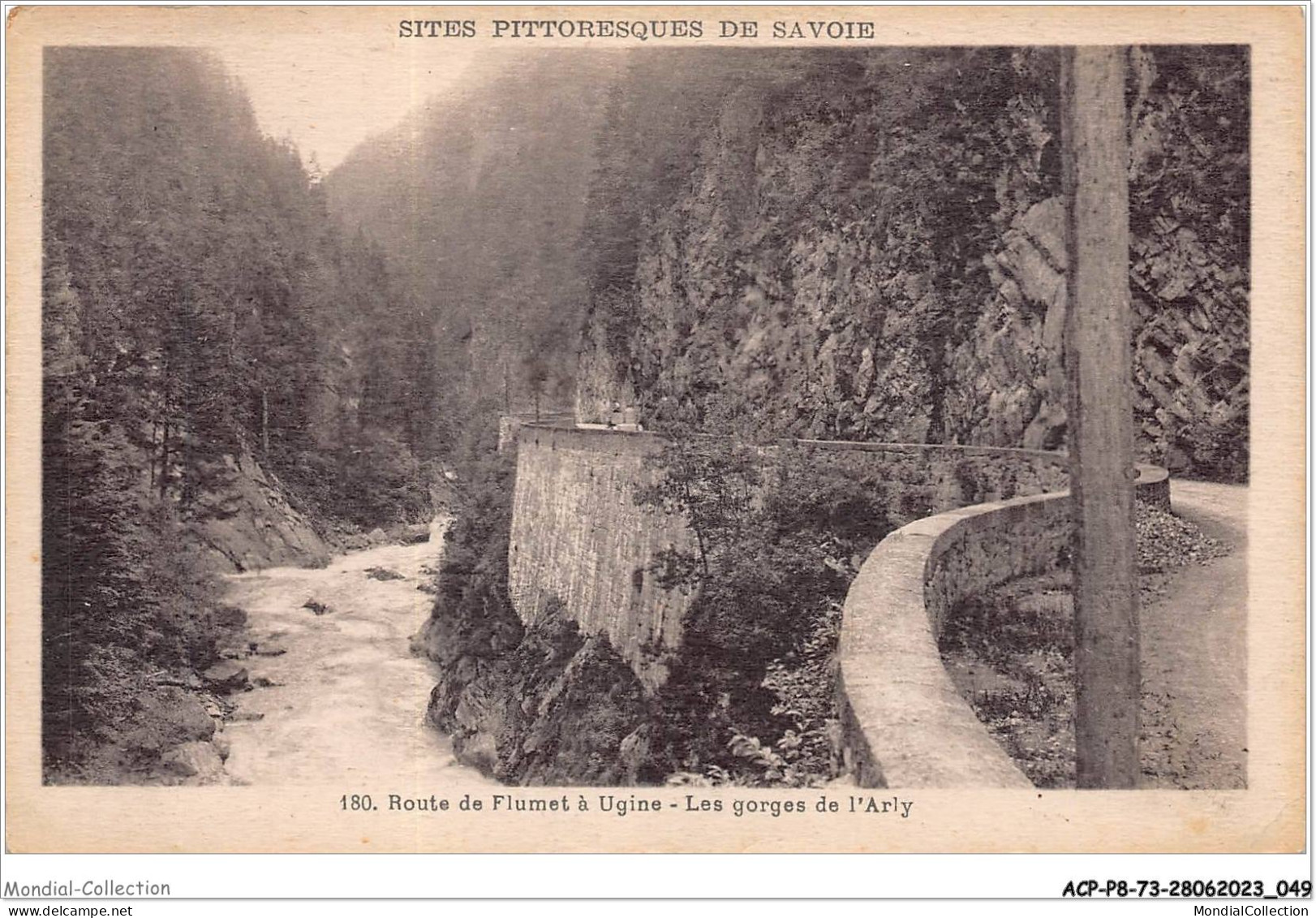 ACPP8-73-0684 - Route De FLUMET Et UGINE - Les Gorges De L'arly - Albertville