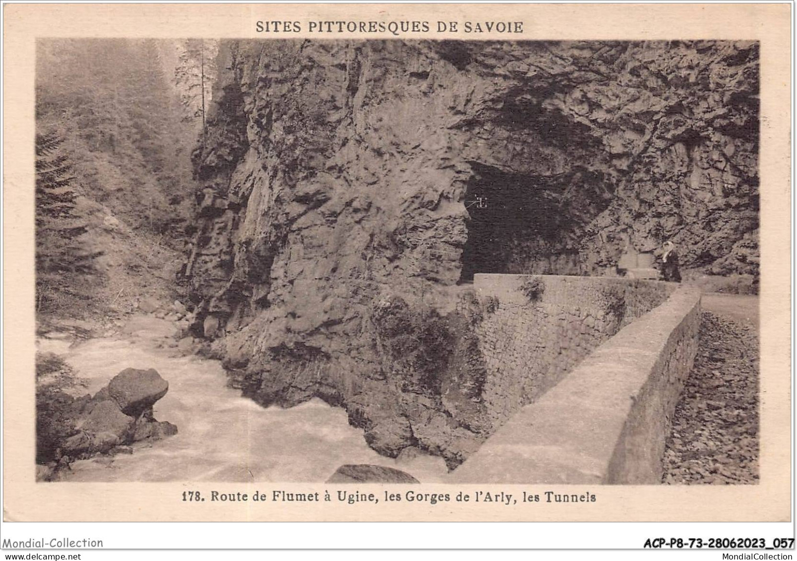 ACPP8-73-0688 - Route De FLUMET A Ugine - Les Gorges De L'arly - Les Tunnels - Albertville