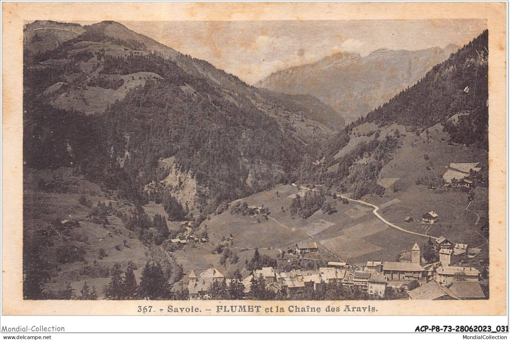 ACPP8-73-0675 - SAVOIE - FLUMET Et La Chaiine Des Aravis - Albertville