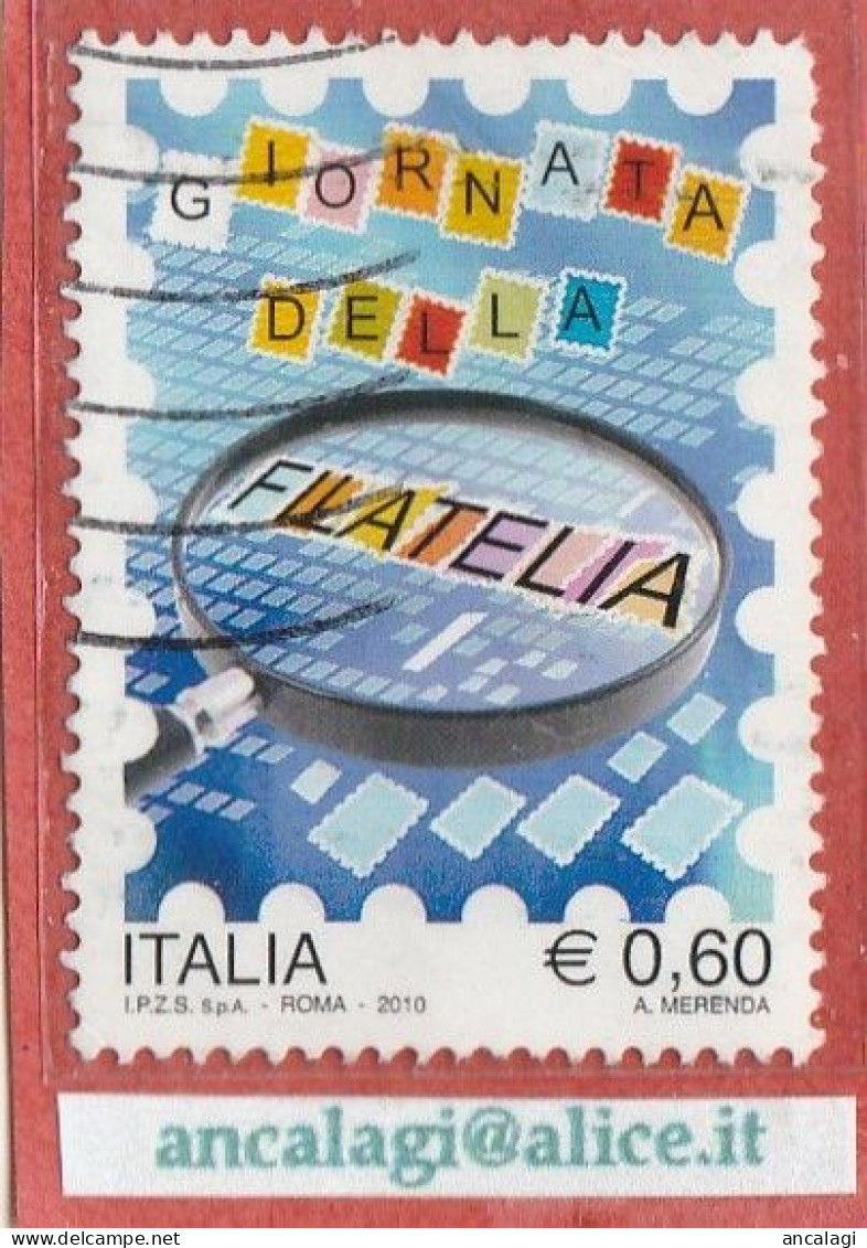 USATI ITALIA 2010 - Ref.1179 "GIORNATA DELLA FILATELIA" 1 Val. - - 2001-10: Gebraucht