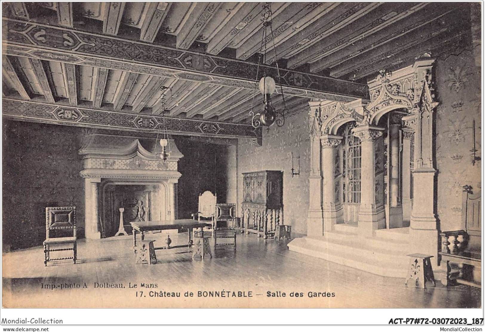 ACTP7-72-0691 - BONNETABLE - Le Château - Salle Des Gardes - Bonnetable