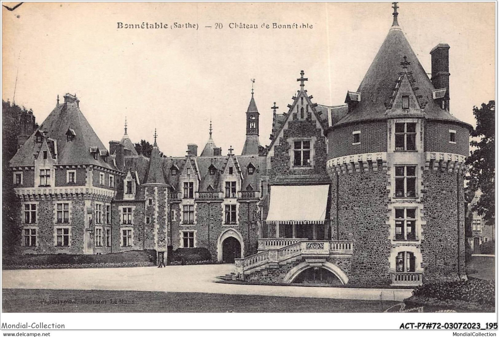 ACTP7-72-0695 - BONNETABLE - Le Château - Bonnetable