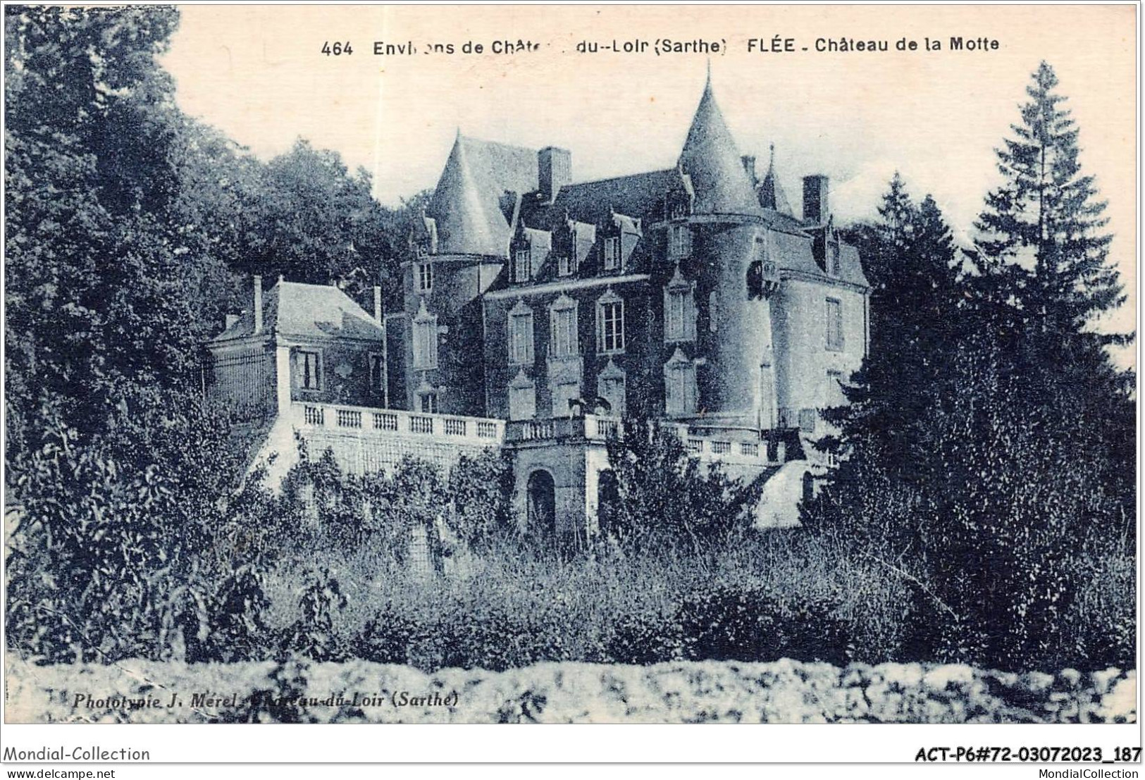 ACTP6-72-0589 - CHATEAU-DU-LOIR - FLEE - Château De La Motte - Chateau Du Loir