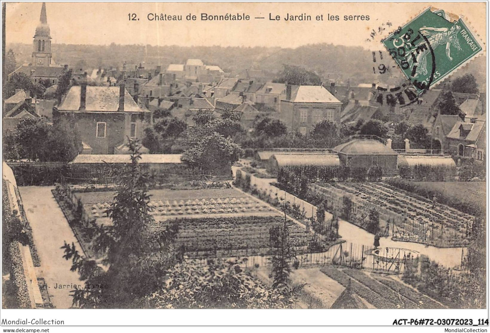 ACTP6-72-0552 - BONNETABLE - Le Château - Le Jardin Et Les Serres - Bonnetable