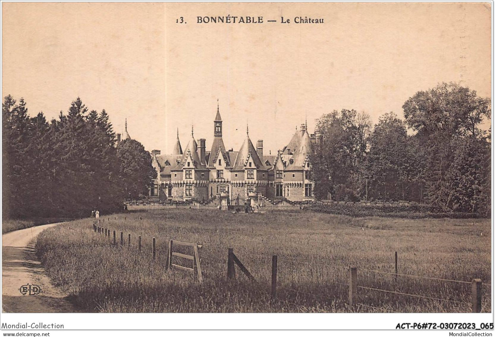 ACTP6-72-0527 - BONNETABLE - Le Château  - Bonnetable