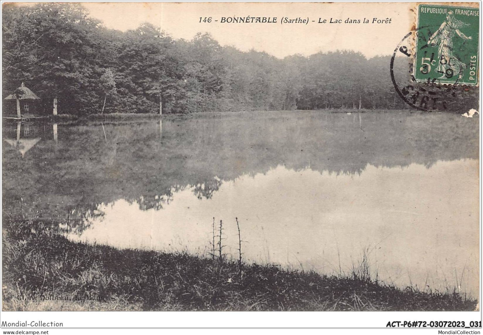 ACTP6-72-0510 - BONNETABLE - Le Lac Dans La Forêt - Bonnetable