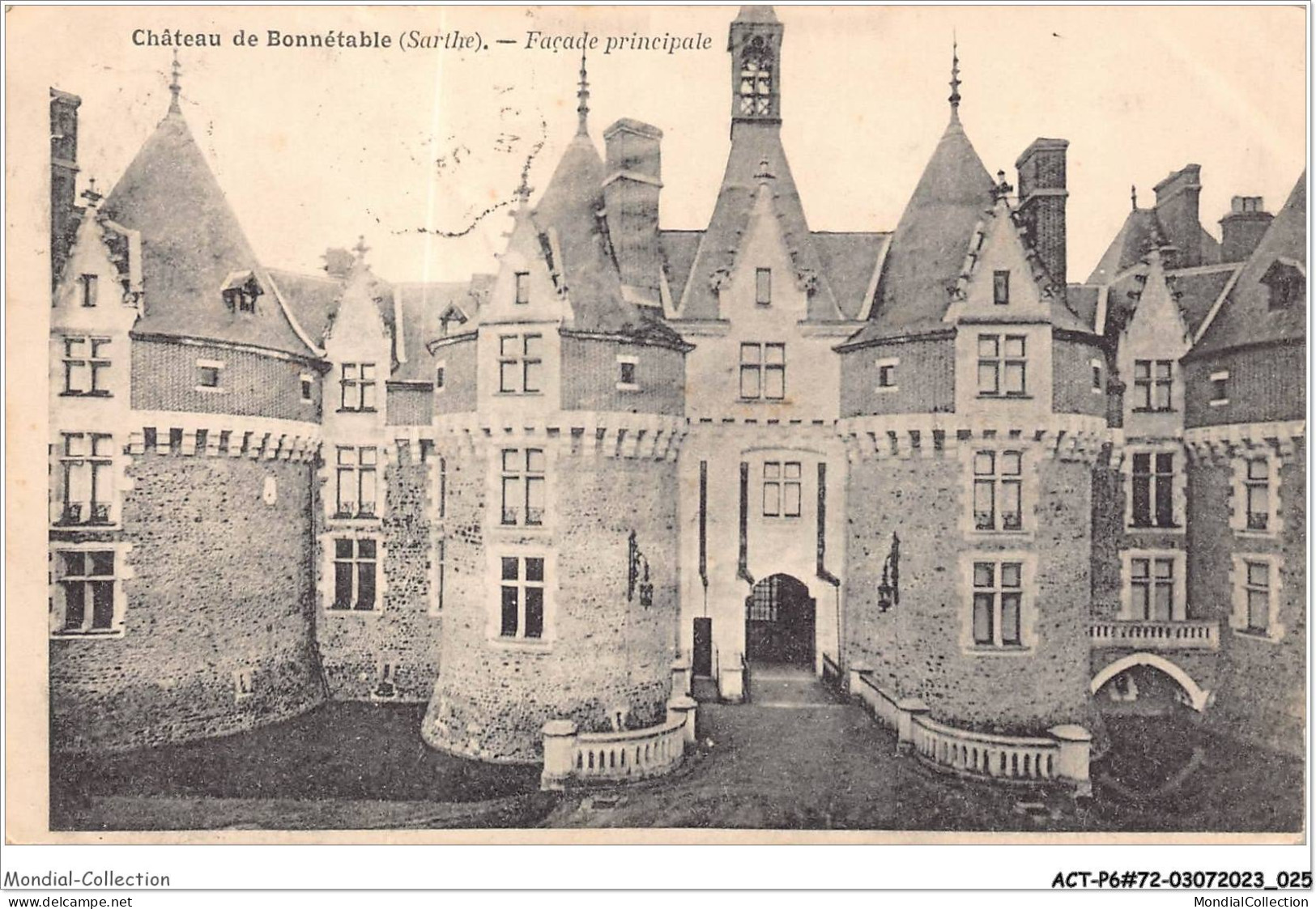 ACTP6-72-0507 - BONNETABLE - Château De Bonnétable - Façade Principale - Bonnetable