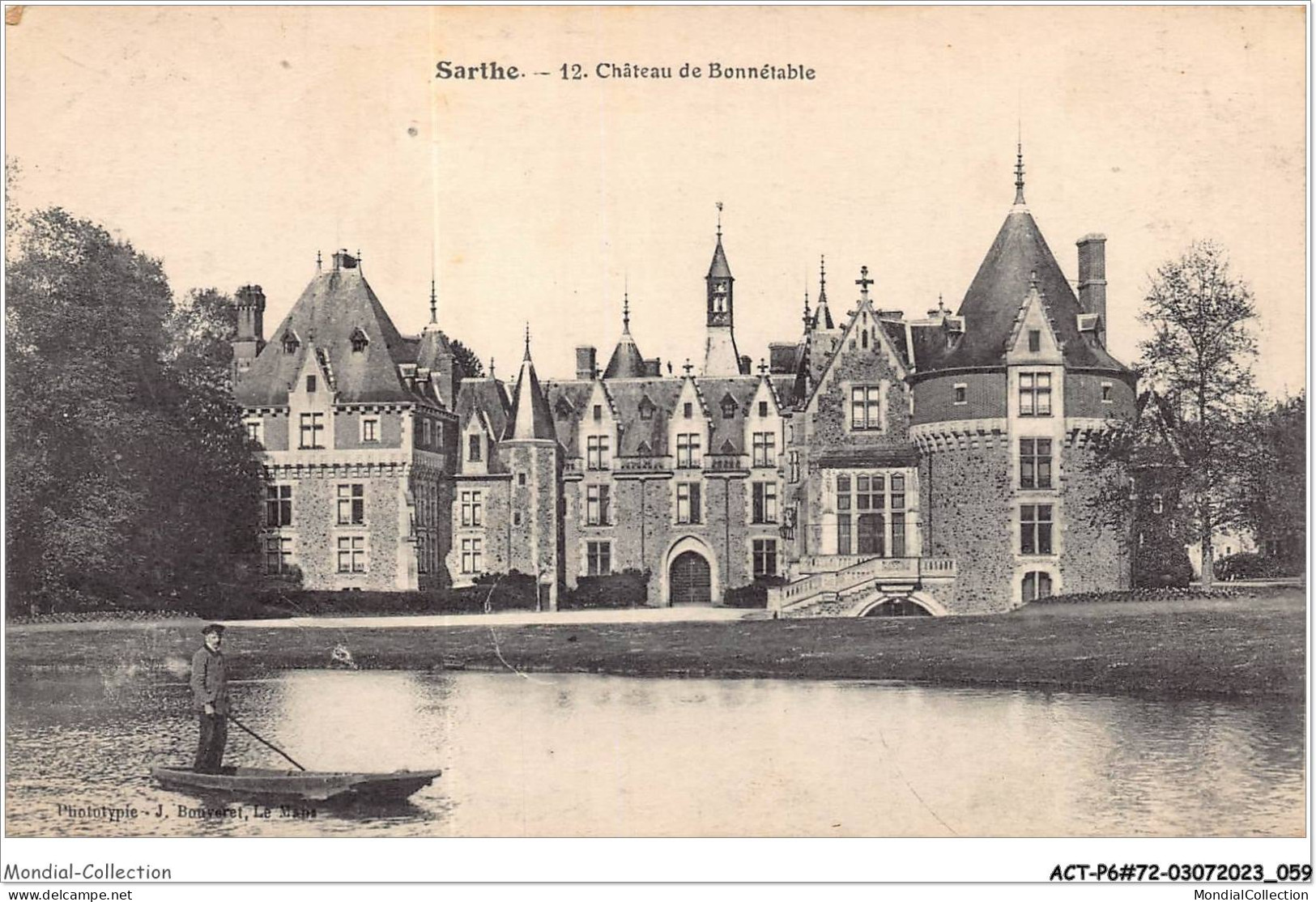 ACTP6-72-0524 - BONNETABLE - Le Château  - Bonnetable