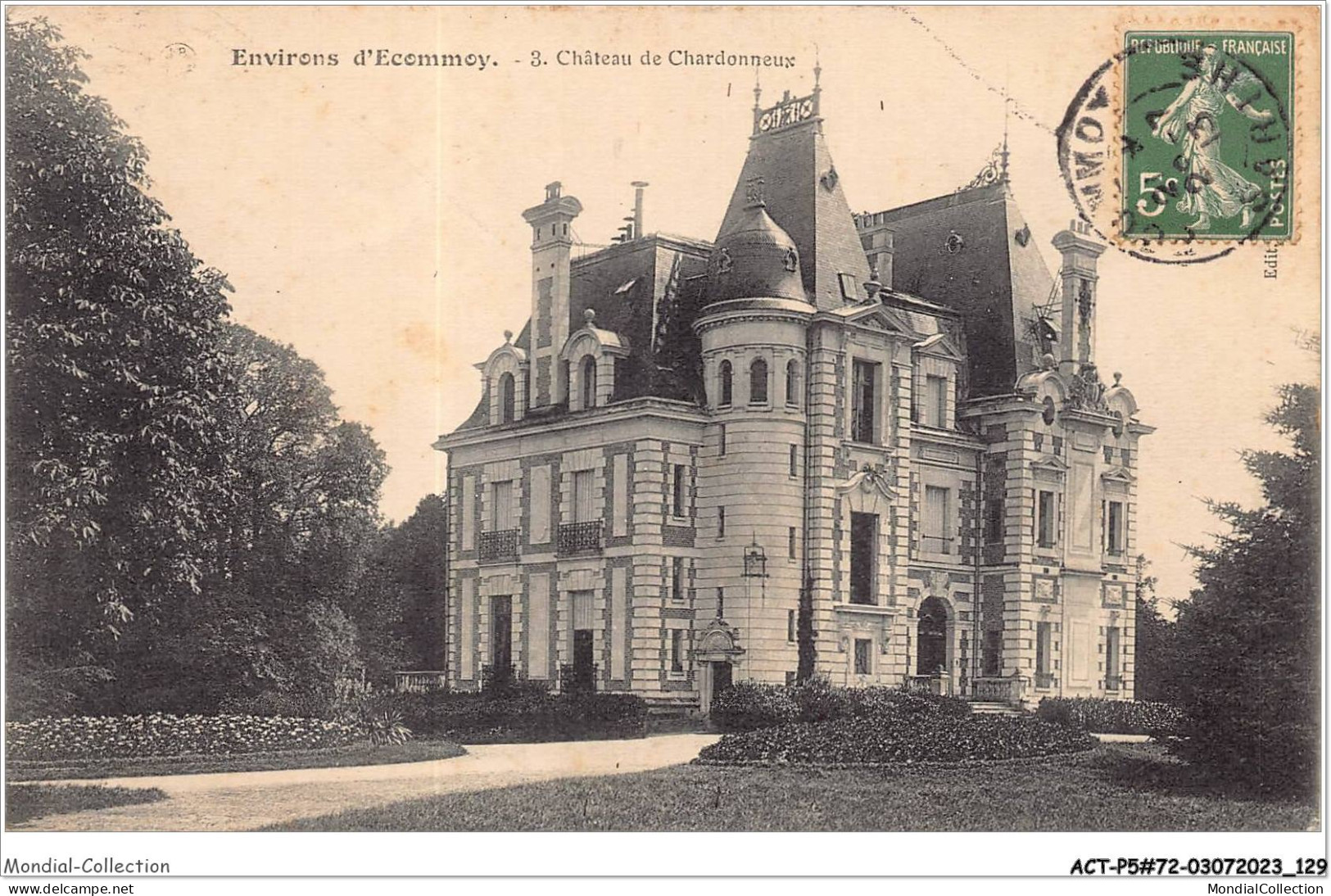 ACTP5-72-0451 - ECOMMOY - Château Du Chardonneux - Ecommoy