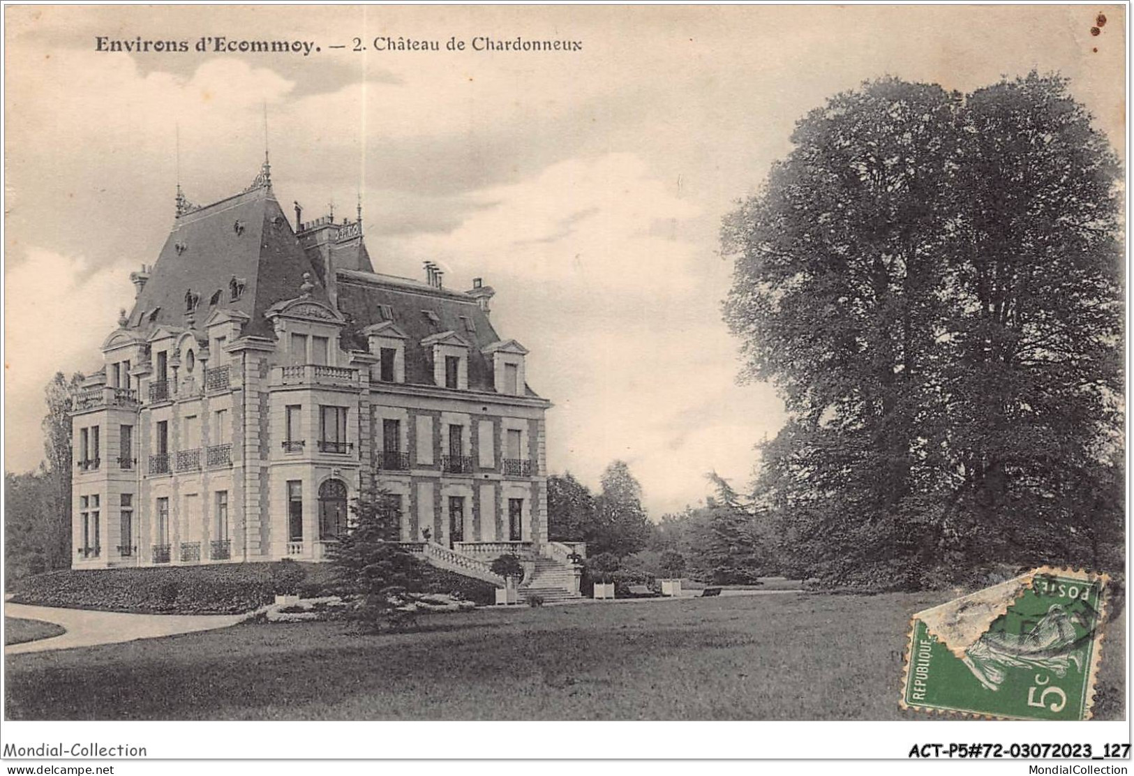 ACTP5-72-0450 - ECOMMOY - Château Du Chardonneux - Ecommoy