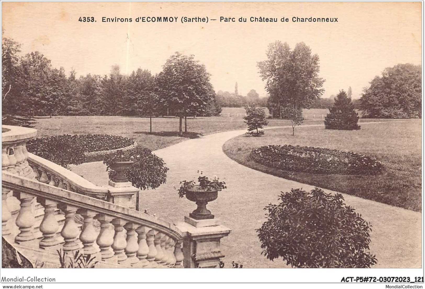 ACTP5-72-0447 - ECOMMOY - Parc Du Château De Chardonneux - Ecommoy