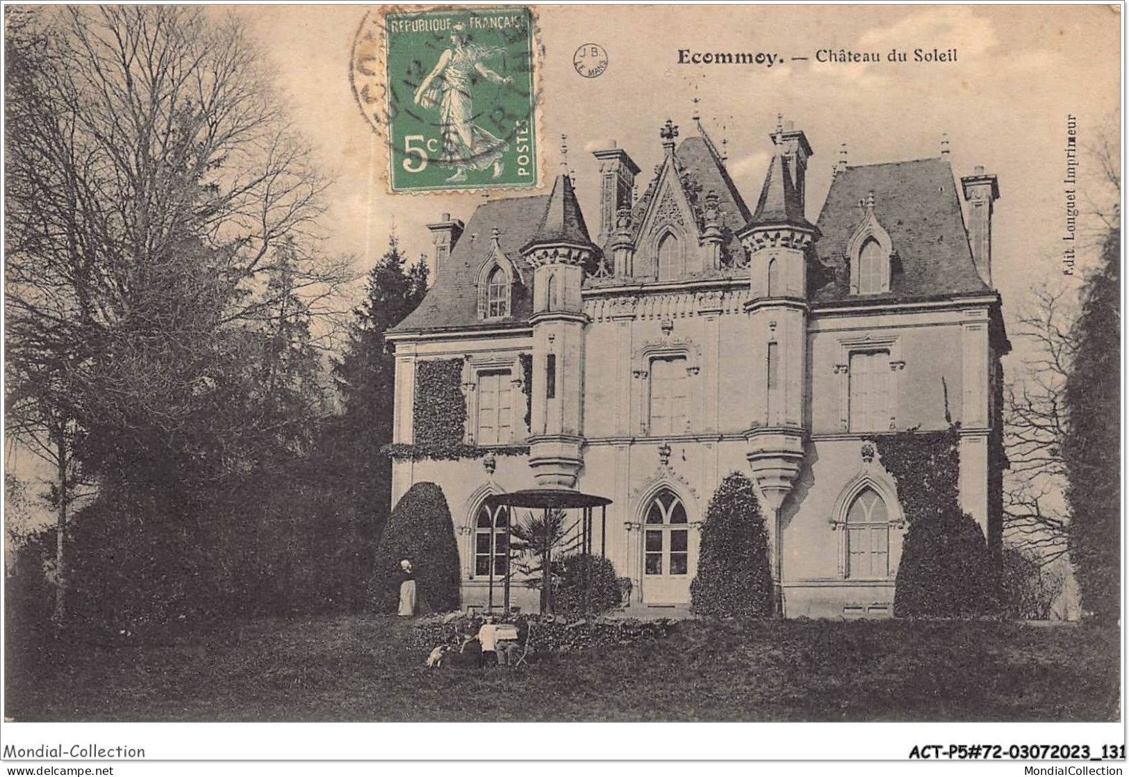 ACTP5-72-0452 - ECOMMOY - Château Du Soleil - Ecommoy