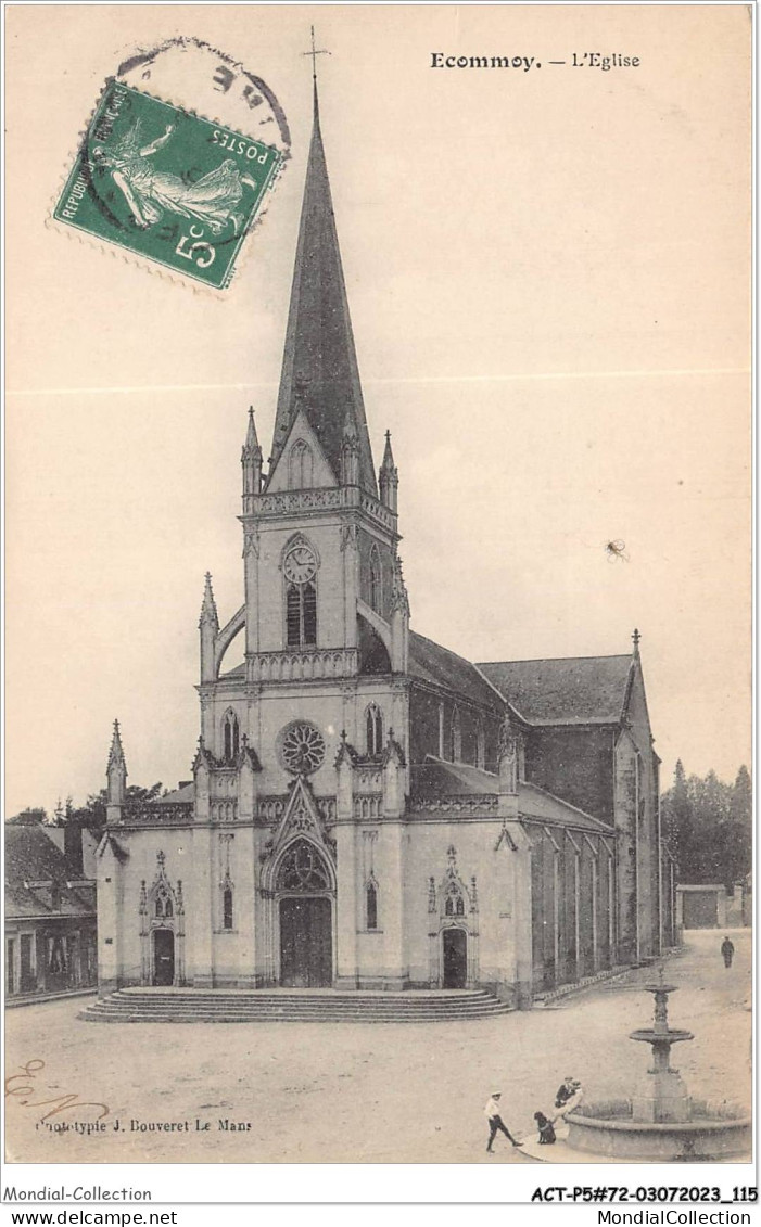 ACTP5-72-0444 - ECOMMOY - L'église - Ecommoy