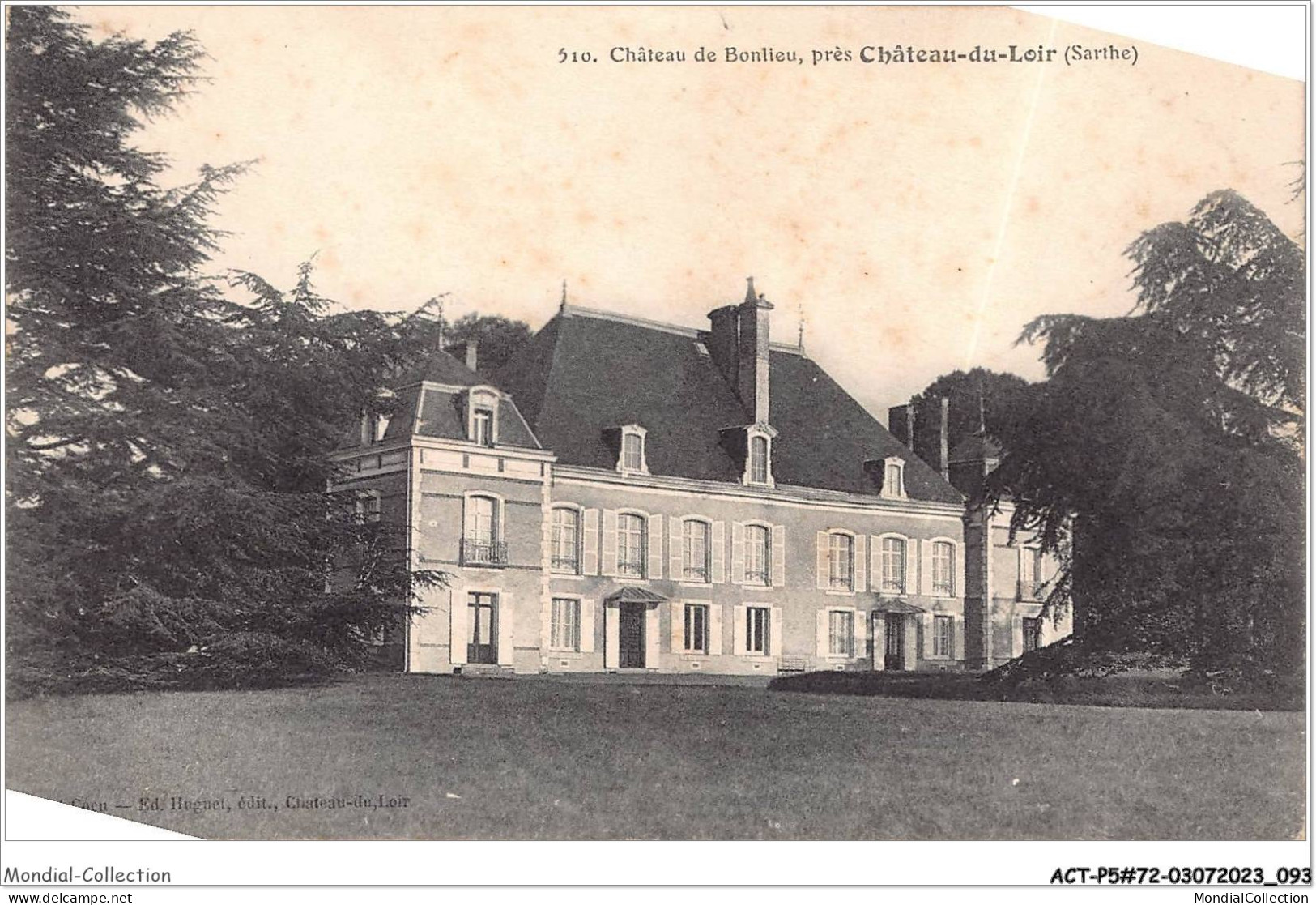 ACTP5-72-0433 - CHATEAU-DU-LOIR - Château De Bonlieu - Chateau Du Loir