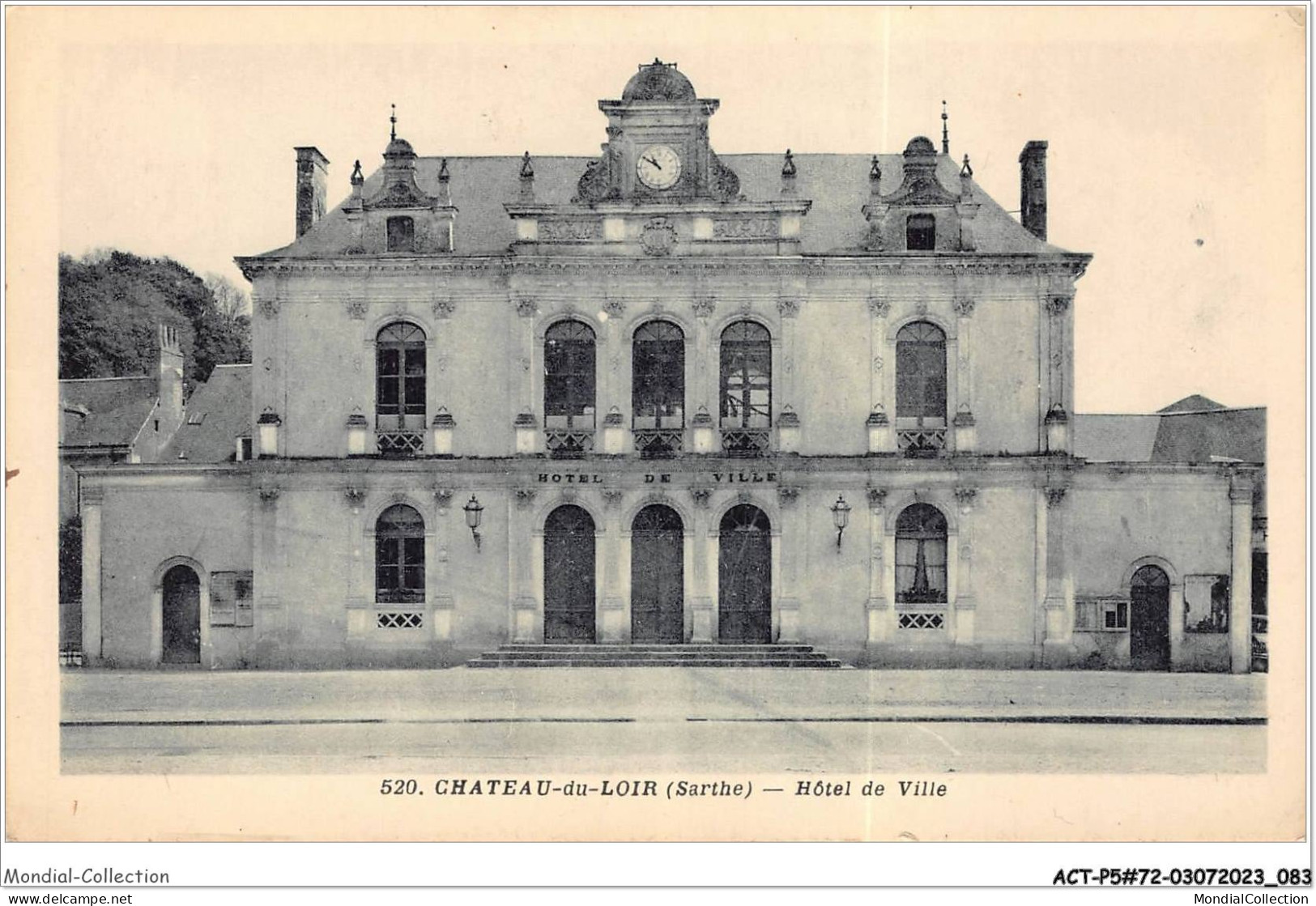 ACTP5-72-0428 - CHATEAU-DU-LOIR - Hôtel De Ville - Chateau Du Loir