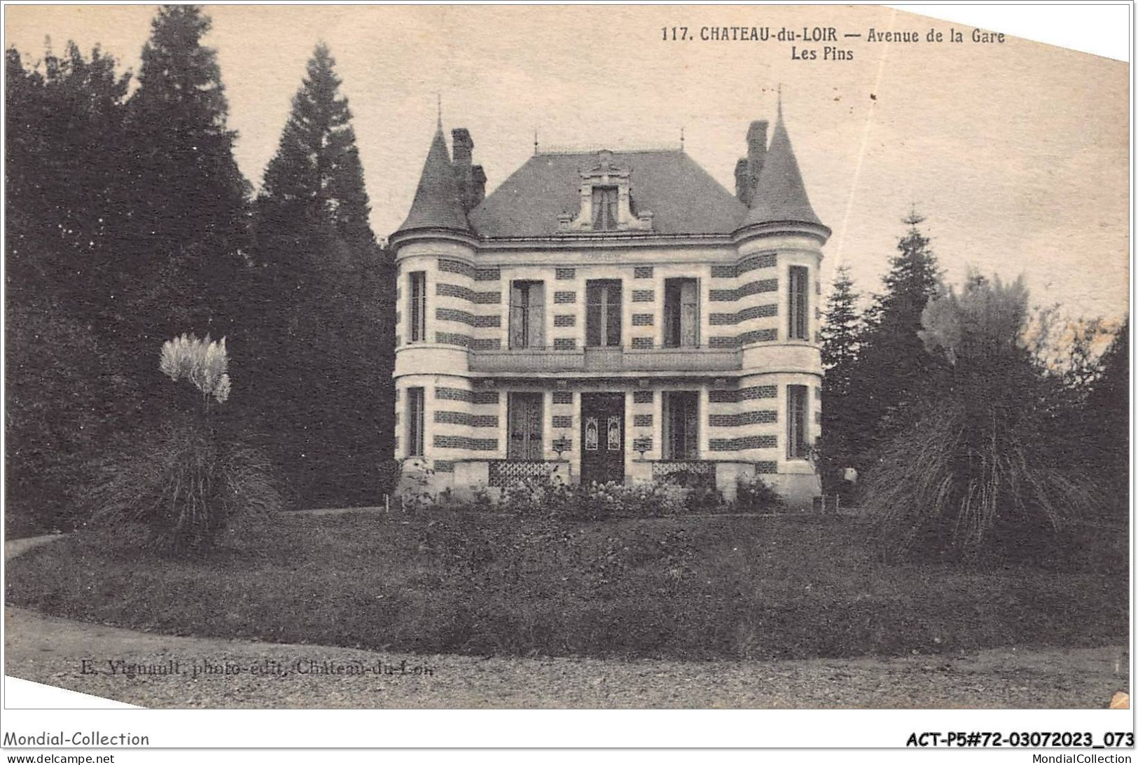 ACTP5-72-0423 - CHATEAU-DU-LOIR - Avenue De La Gare - Les Pins - Chateau Du Loir