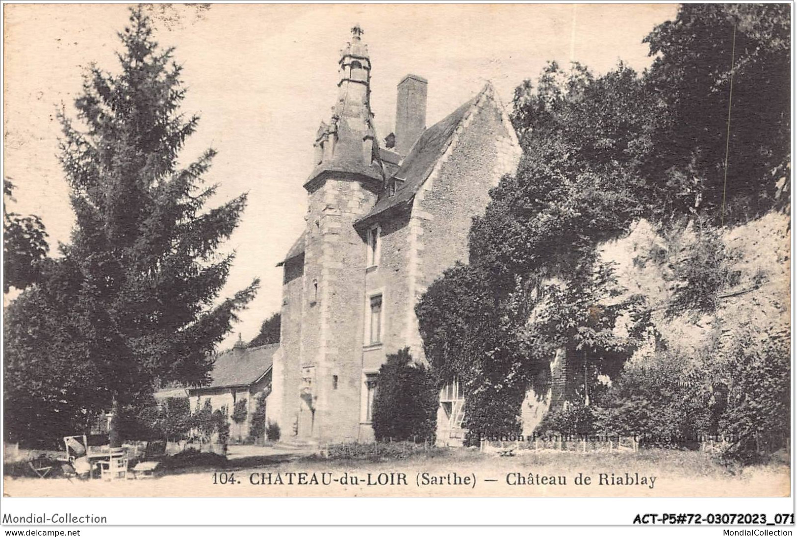 ACTP5-72-0422 - CHATEAU-DU-LOIR - Château De Riablay - Chateau Du Loir