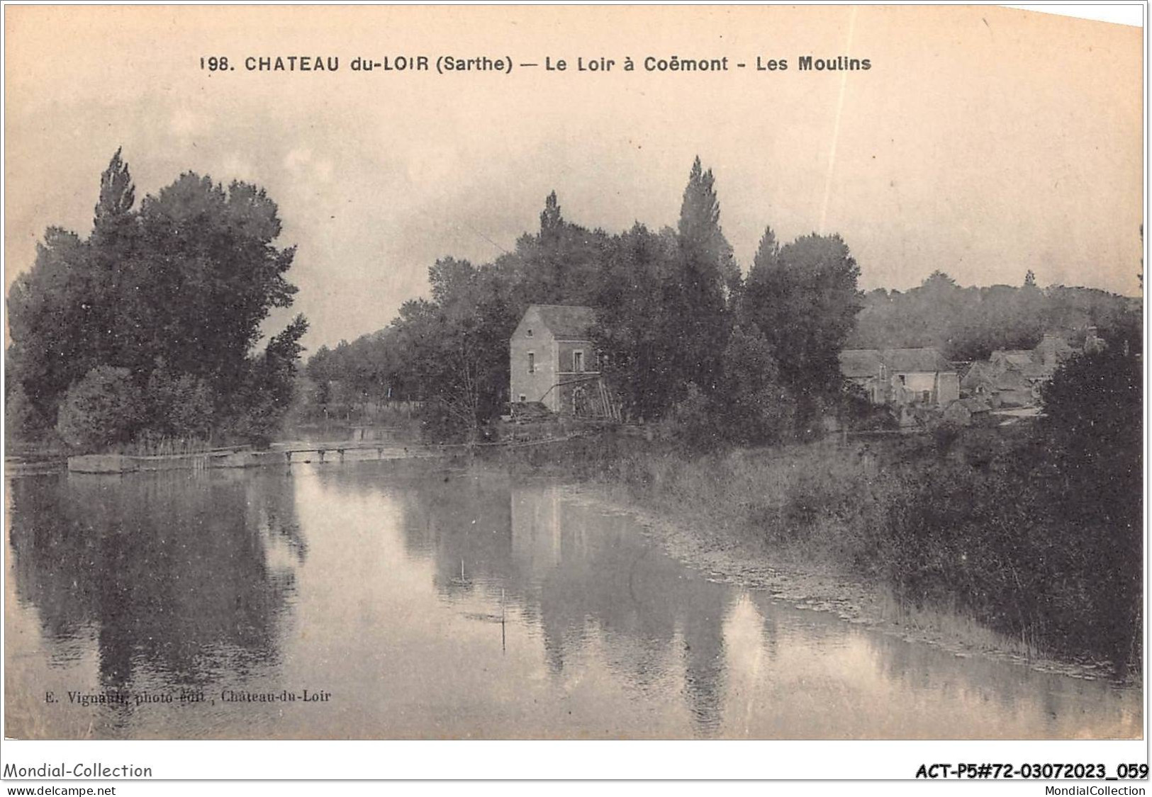 ACTP5-72-0416 - CHATEAU-DU-LOIR - Le Loir à Coêmont - Les Moulins - Chateau Du Loir