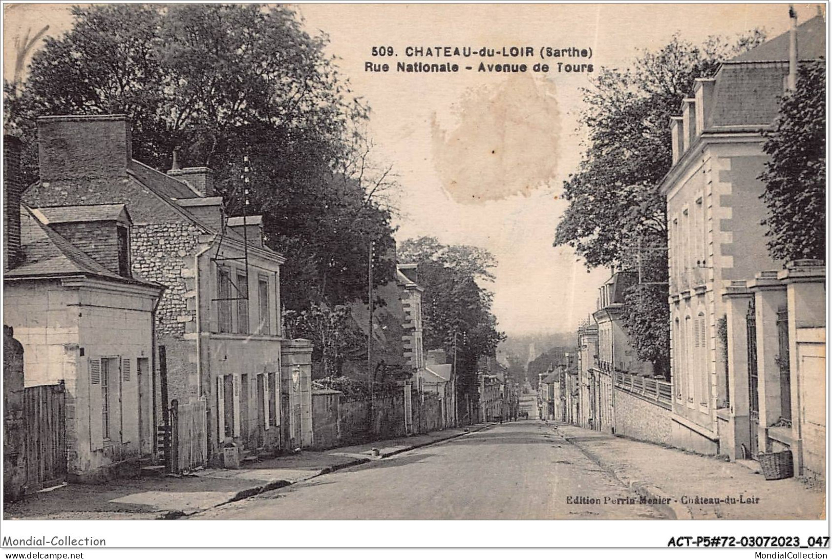 ACTP5-72-0410 - CHATEAU-DU-LOIR - Rue Nationale - Avenue De Tours - Chateau Du Loir