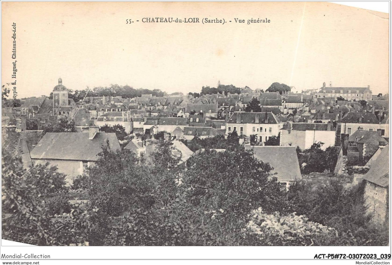 ACTP5-72-0406 - CHATEAU-DU-LOIR - Vue Générale - Chateau Du Loir