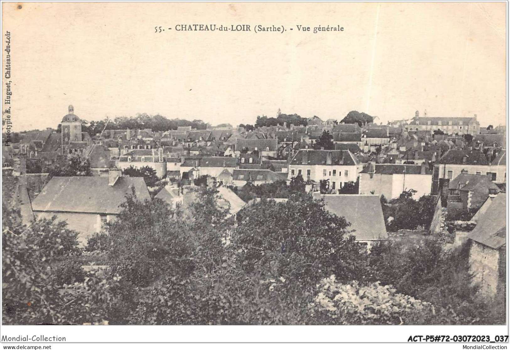 ACTP5-72-0405 - CHATEAU-DU-LOIR - Vue Générale - Chateau Du Loir