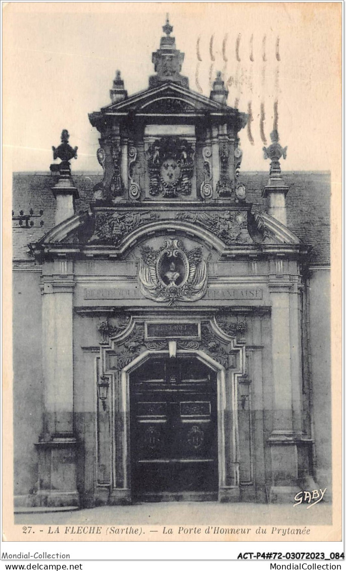 ACTP4-72-0343 - LA FLECHE - La Porte D'honneur Du Prytanée  - La Fleche