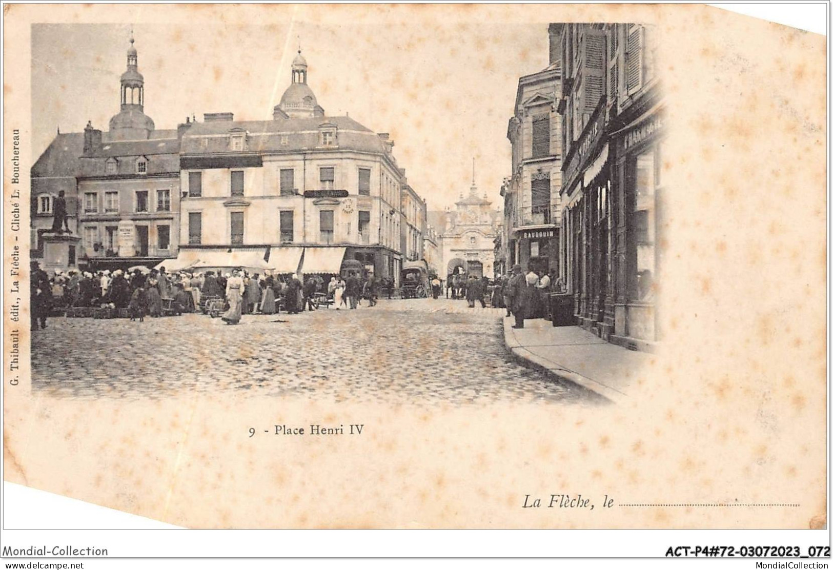 ACTP4-72-0337 - LA FLECHE - Place Henri IV - La Fleche