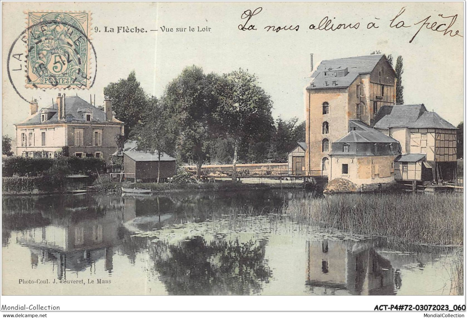 ACTP4-72-0331 - LA FLECHE - Vue Sur Le Loir - La Fleche