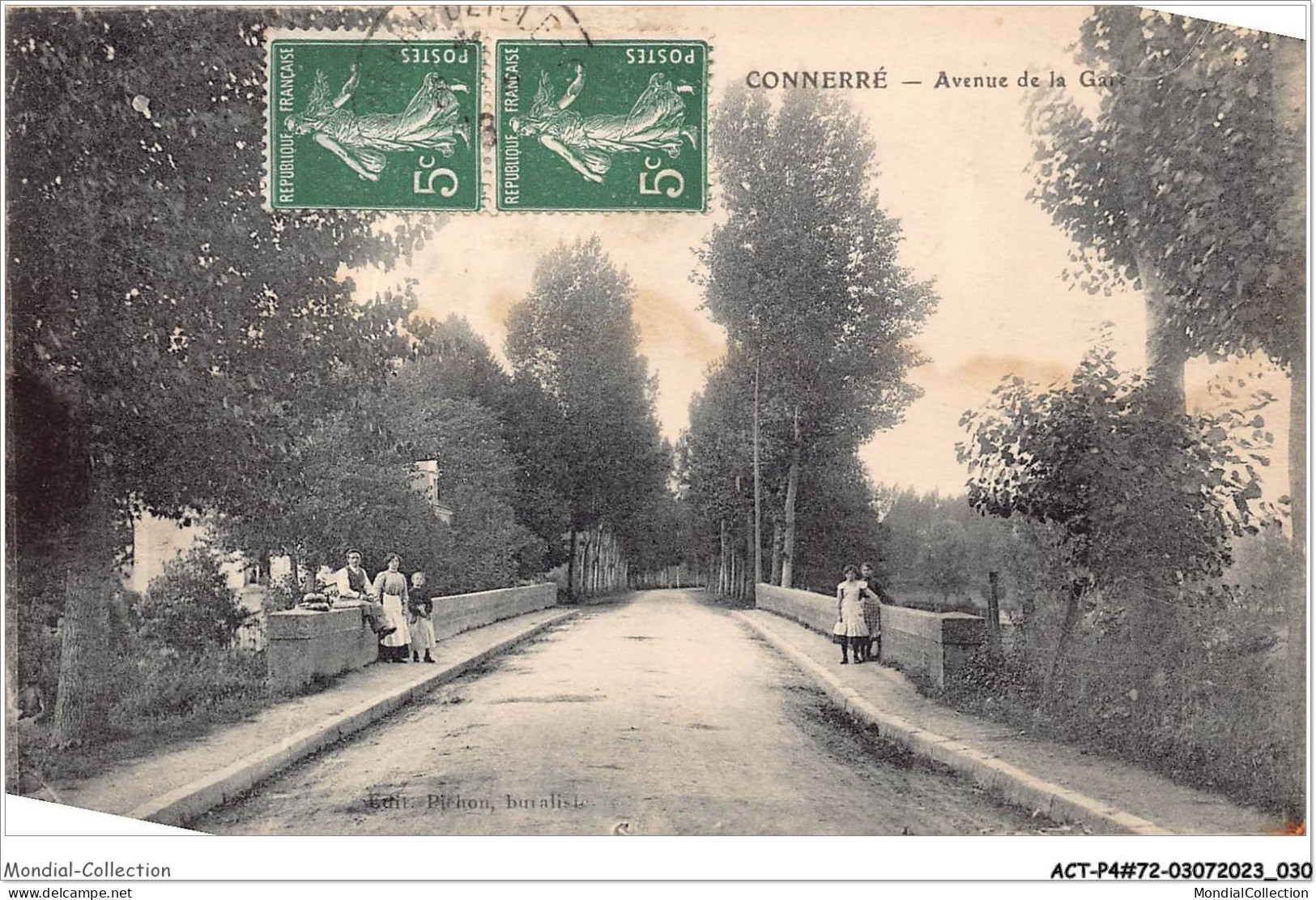 ACTP4-72-0316 - CONNERRE - Avenue De La Gare - Connerre