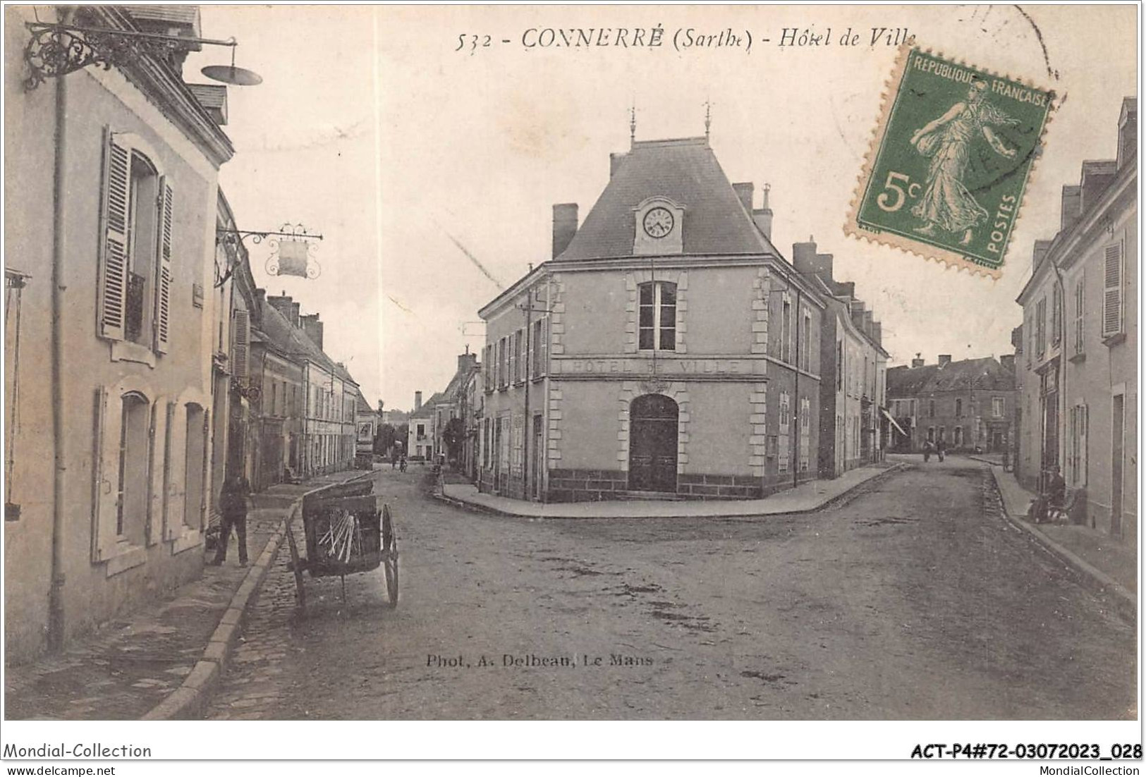 ACTP4-72-0315 - CONNERRE - Hôtel De Ville - Connerre