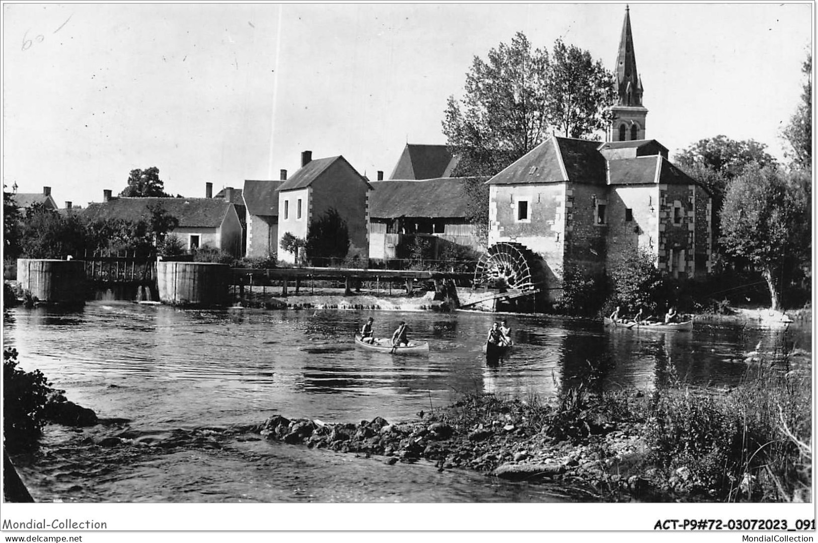 ACTP9-72-0845 - CHATEAU-DU-LOIR - NOGENT-SUR-LOIR - Le Barrage Et Le Moulin - Chateau Du Loir