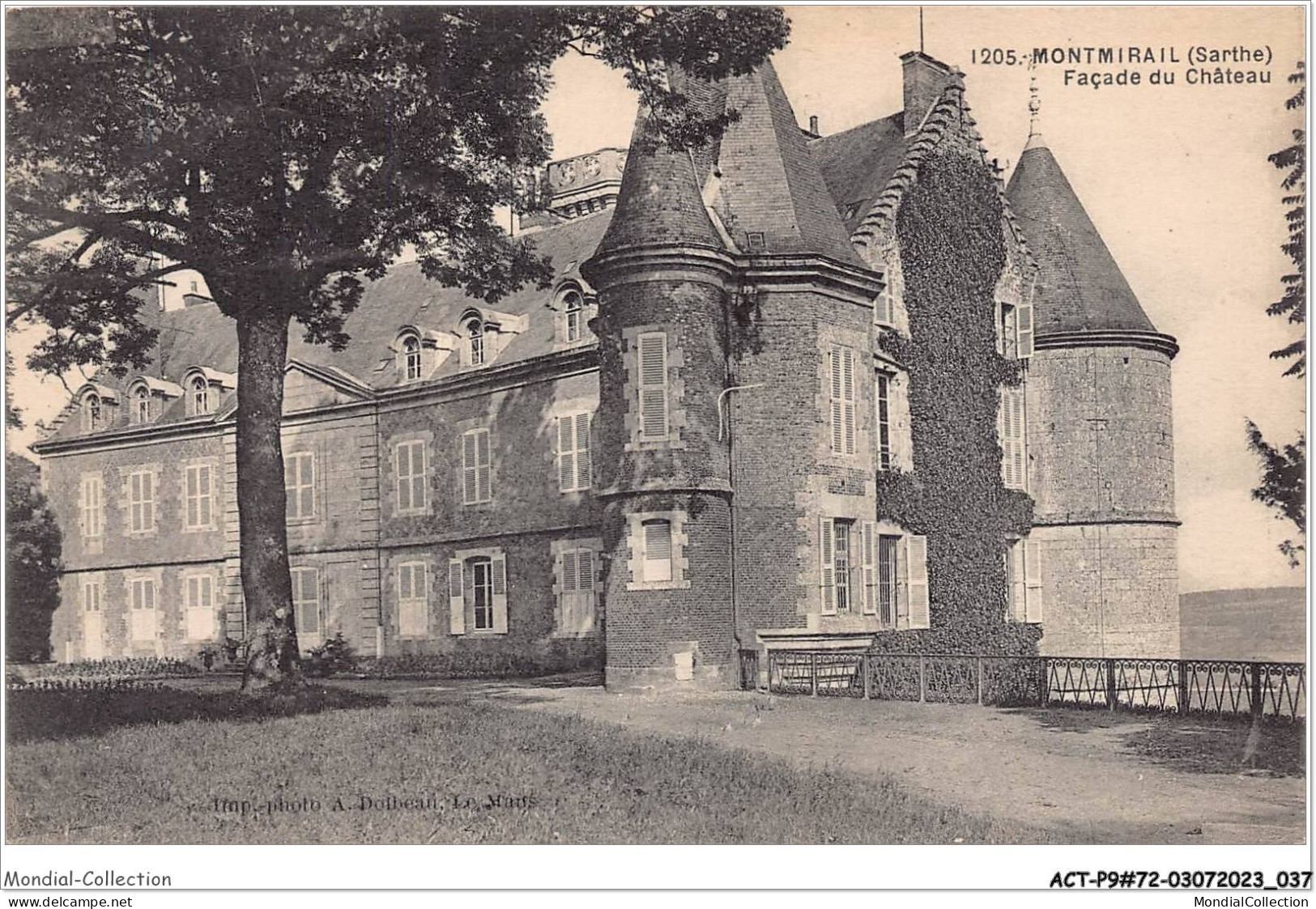 ACTP9-72-0818 - MONTMIRAIL - Façade Du Château  - Montmirail