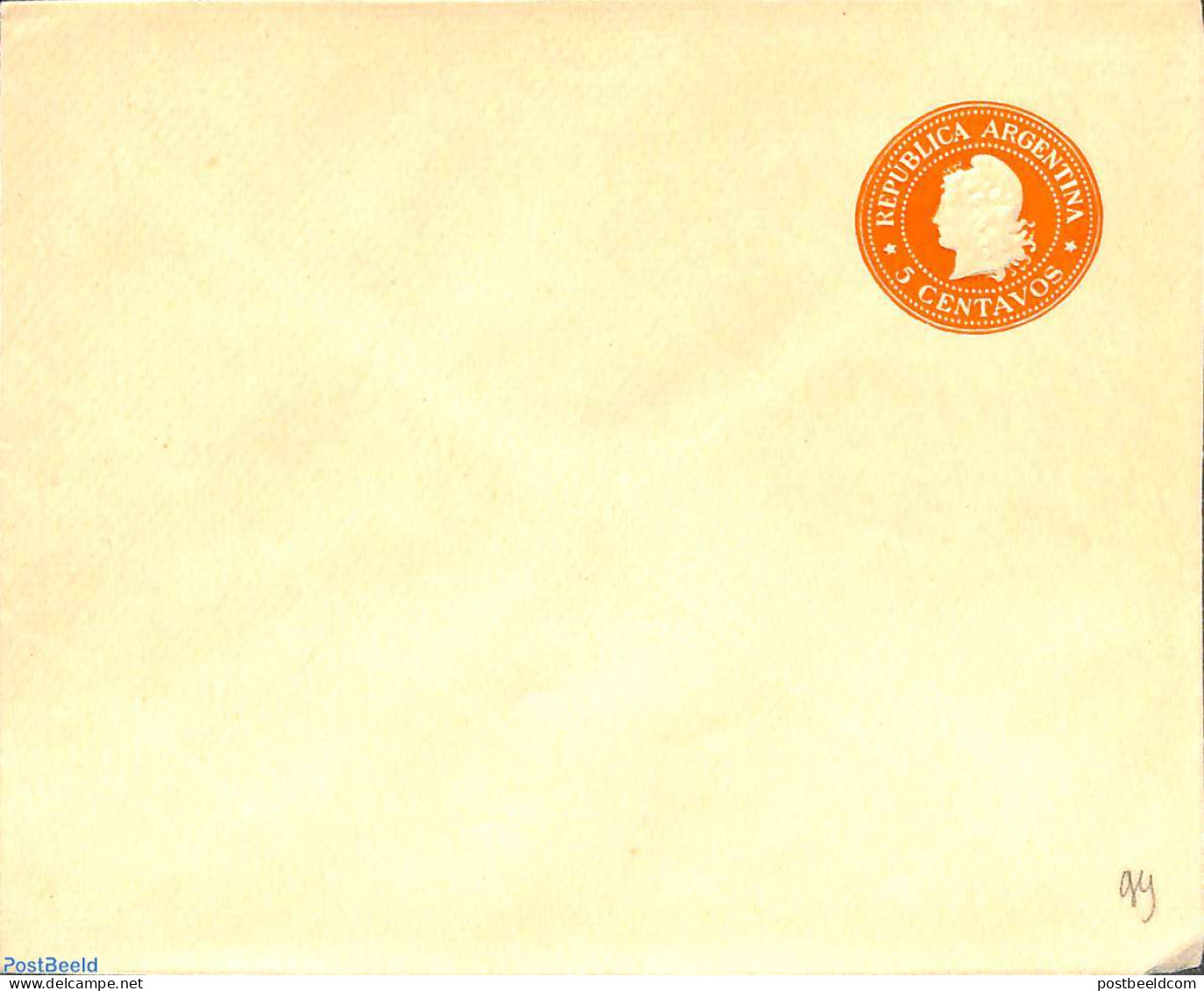 Argentina 1899 Envelope 5c, Unused Postal Stationary - Covers & Documents