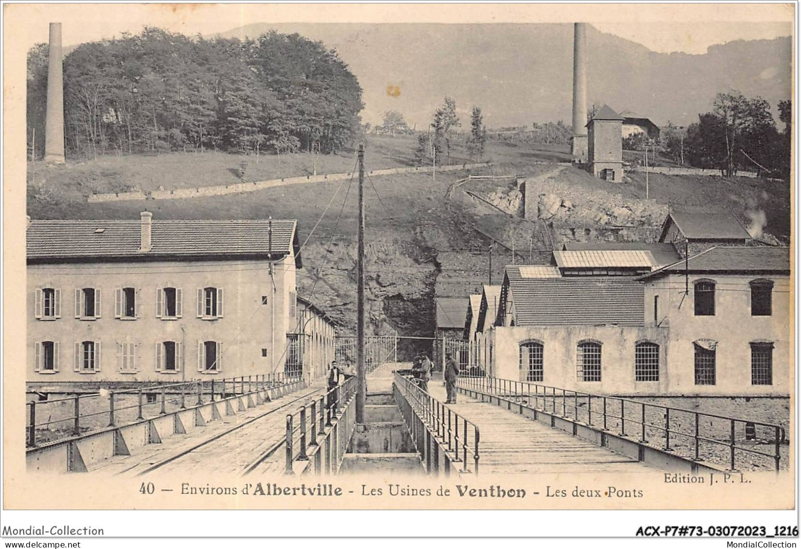 ACXP7-73-0612 - ALBERTVILLE - Les Usines De Venthon - Les Deux Ponts - Albertville