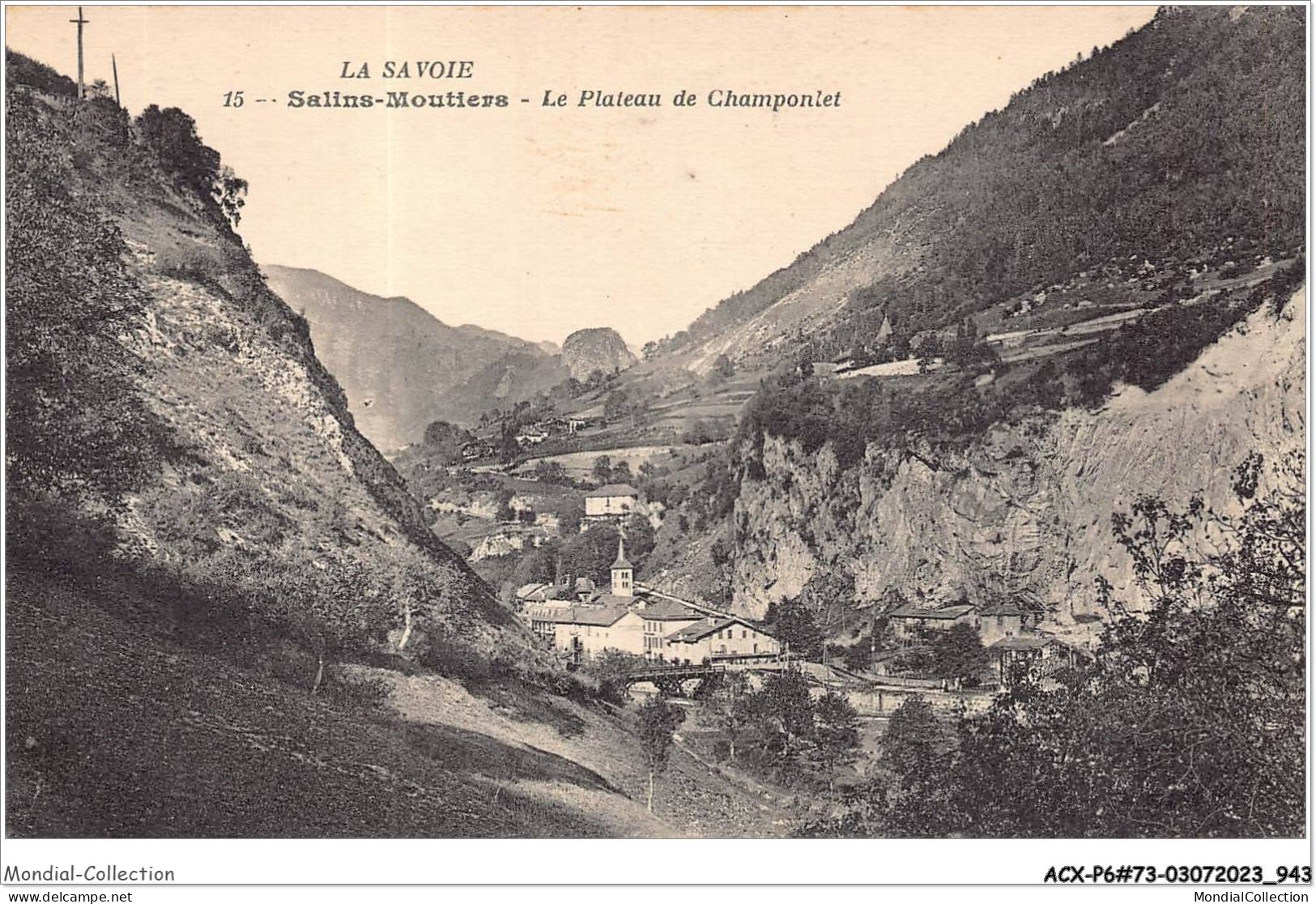 ACXP6-73-0475 - MOUTIERS-SALINS - Le Plateau De Champonlet  - Moutiers