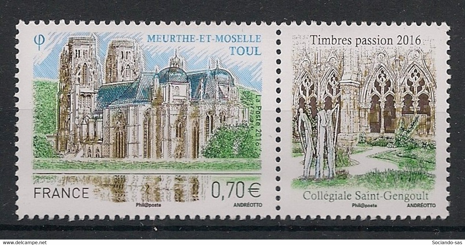 FRANCE - 2016 - N°YT. 5086 - Toul - Neuf Luxe ** / MNH / Postfrisch - Nuevos