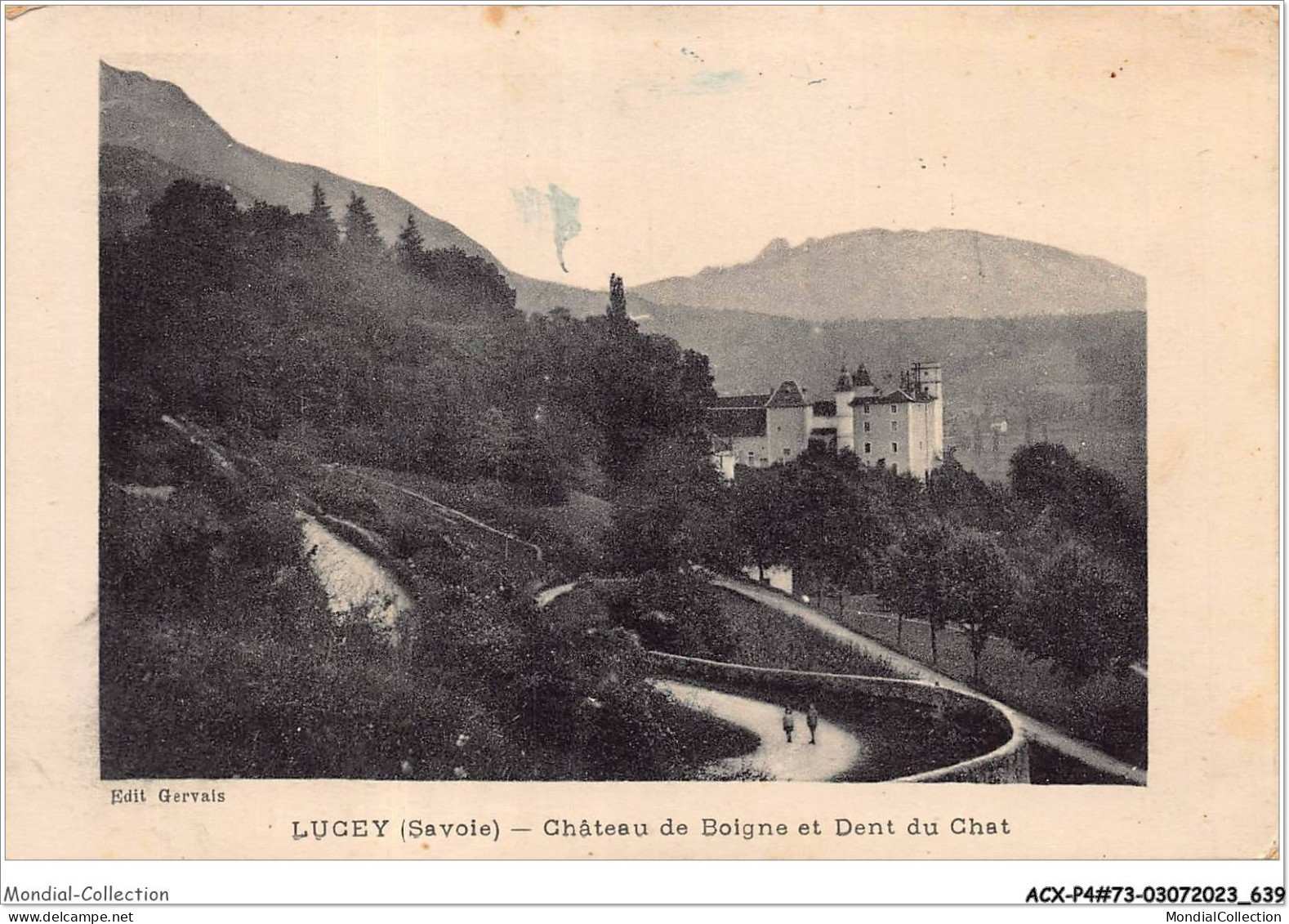 ACXP4-73-0322 - YENNE - LUCEY - Château De Boigne Et Dent De Chat - Yenne