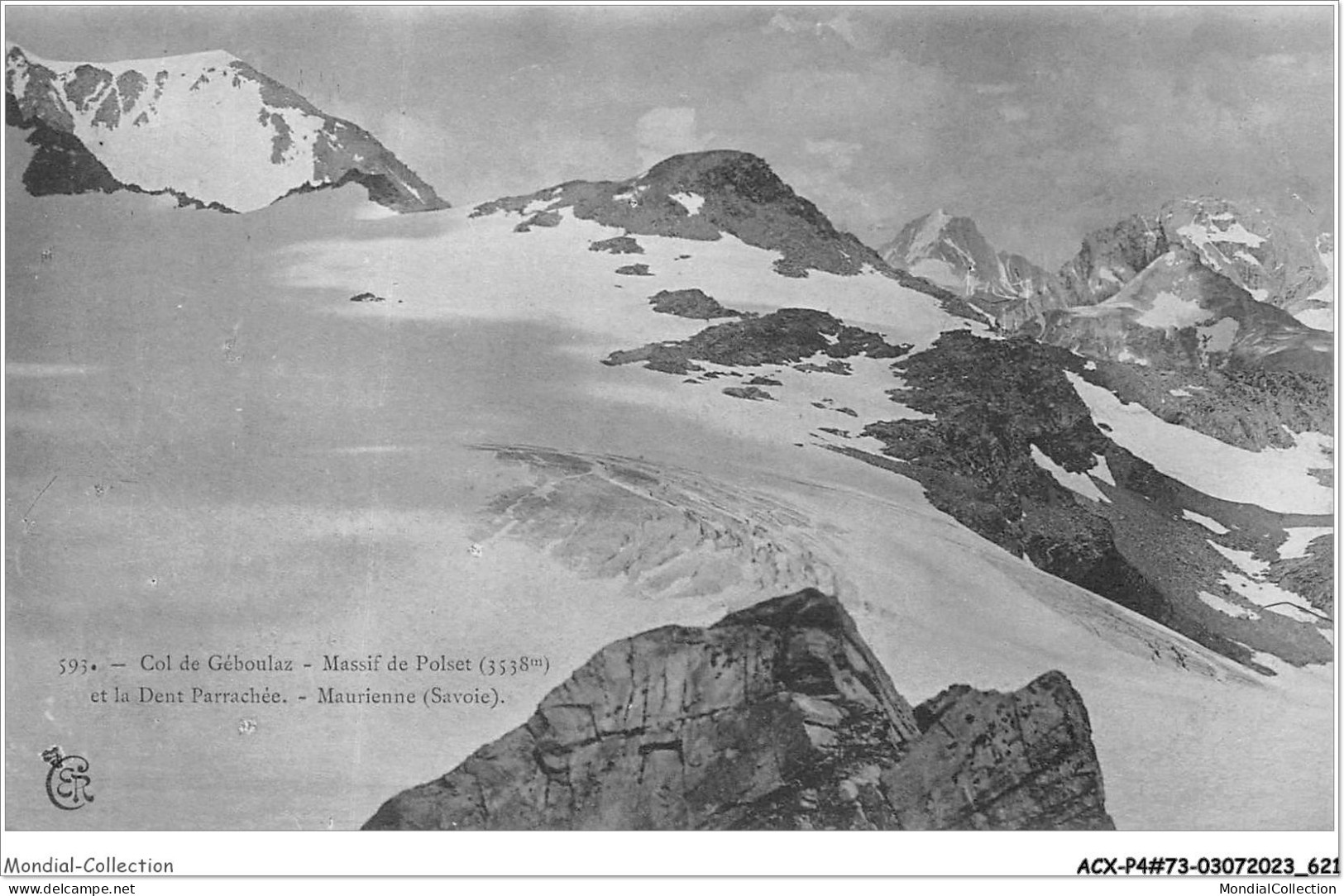 ACXP4-73-0313 - ST-JEAN-DE-MAURIENNE - Col De Géboulaz - Massif De Polset Et La Dent Parrachée - Saint Jean De Maurienne