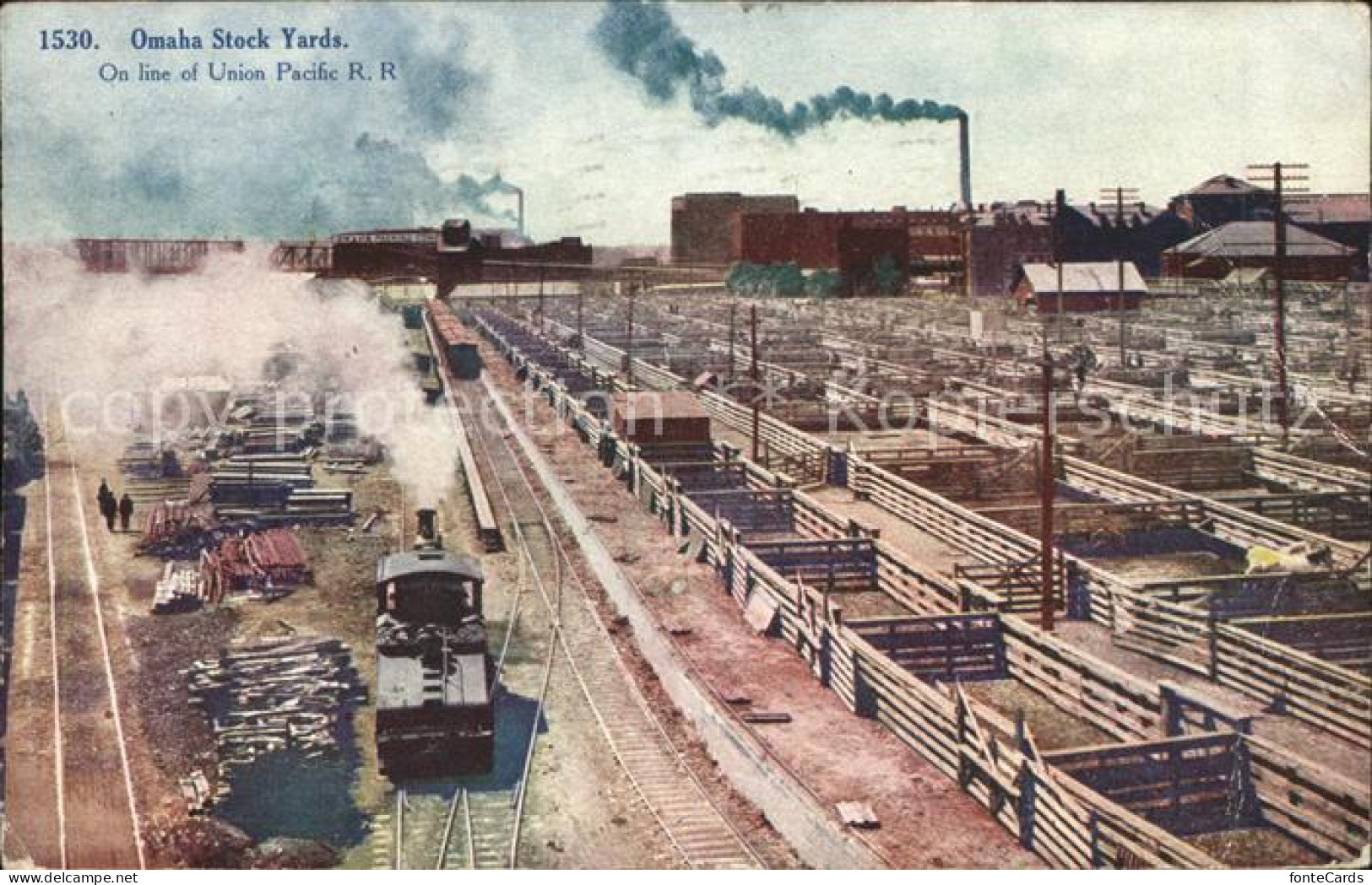 41706992 Omaha_Nebraska Stock Yards - Altri & Non Classificati