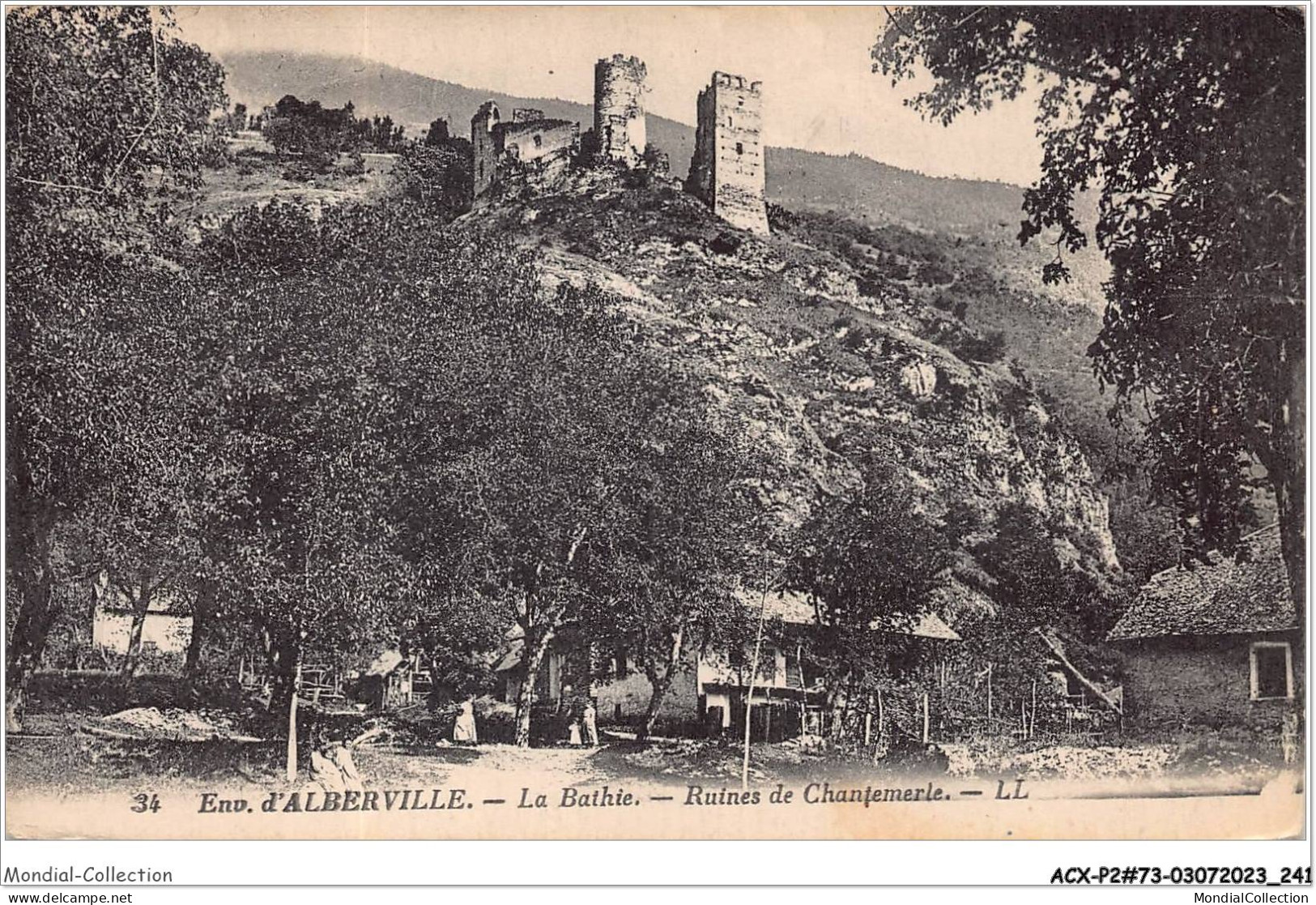 ACXP2-73-0122 - ALBERVILLE - La Bathie - Ruines Et Chantemerle - Albertville
