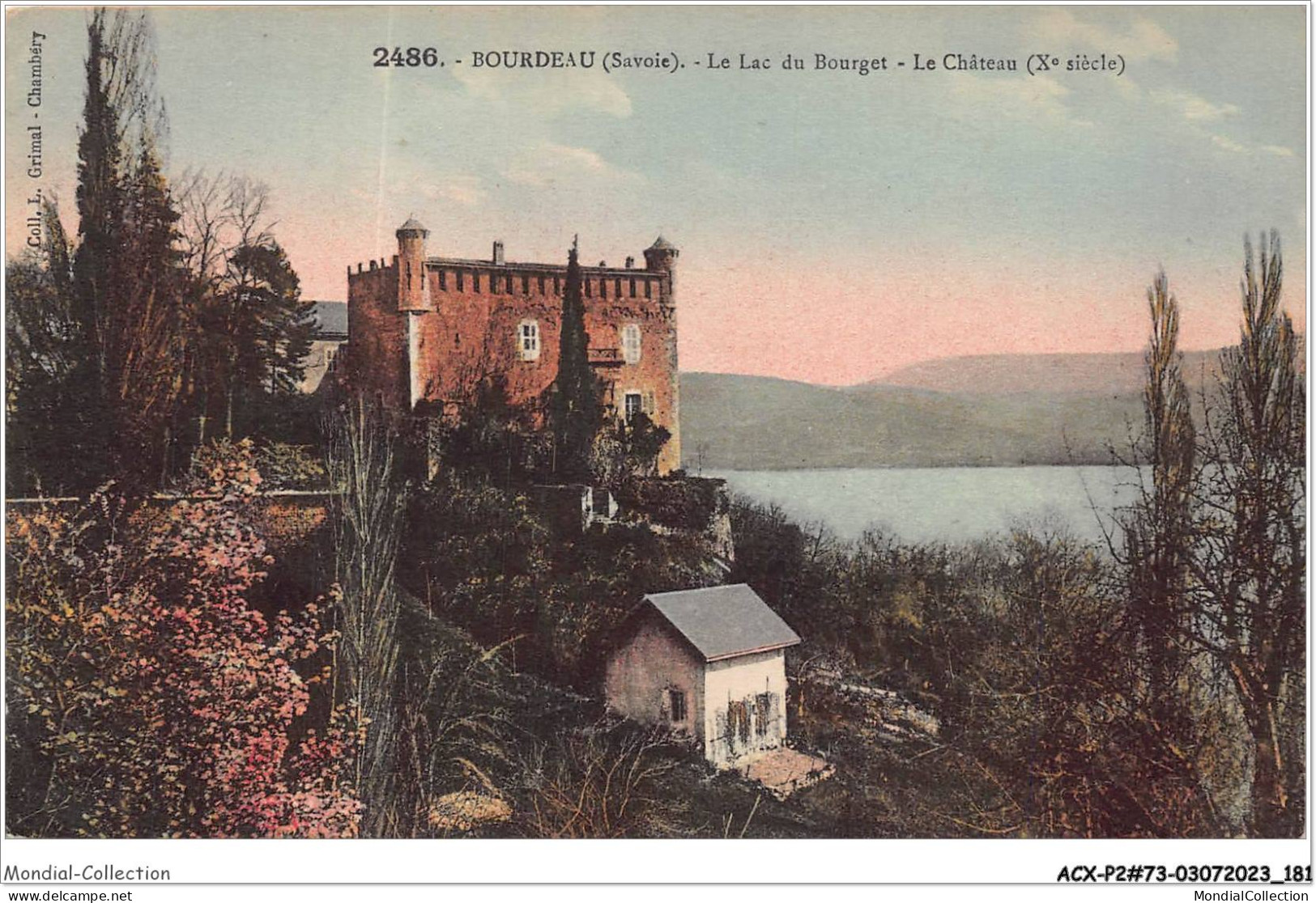 ACXP2-73-0092 - BOURDEAU - Le Lac Du Bourget - Le Château - Le Bourget Du Lac